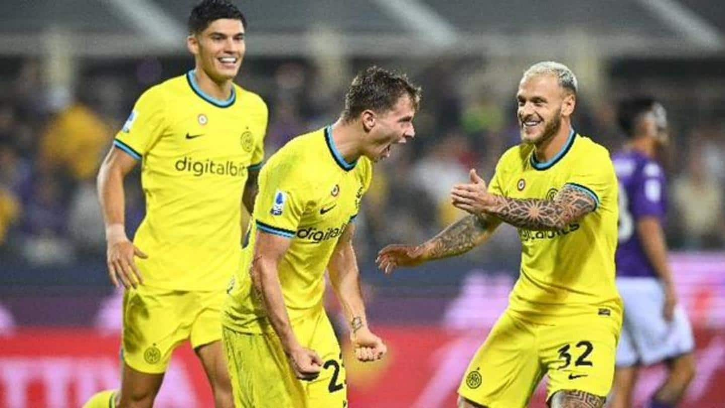 Serie A 2022-23, Inter Milan kalahkan Fiorentina 4-3: Statistik utama