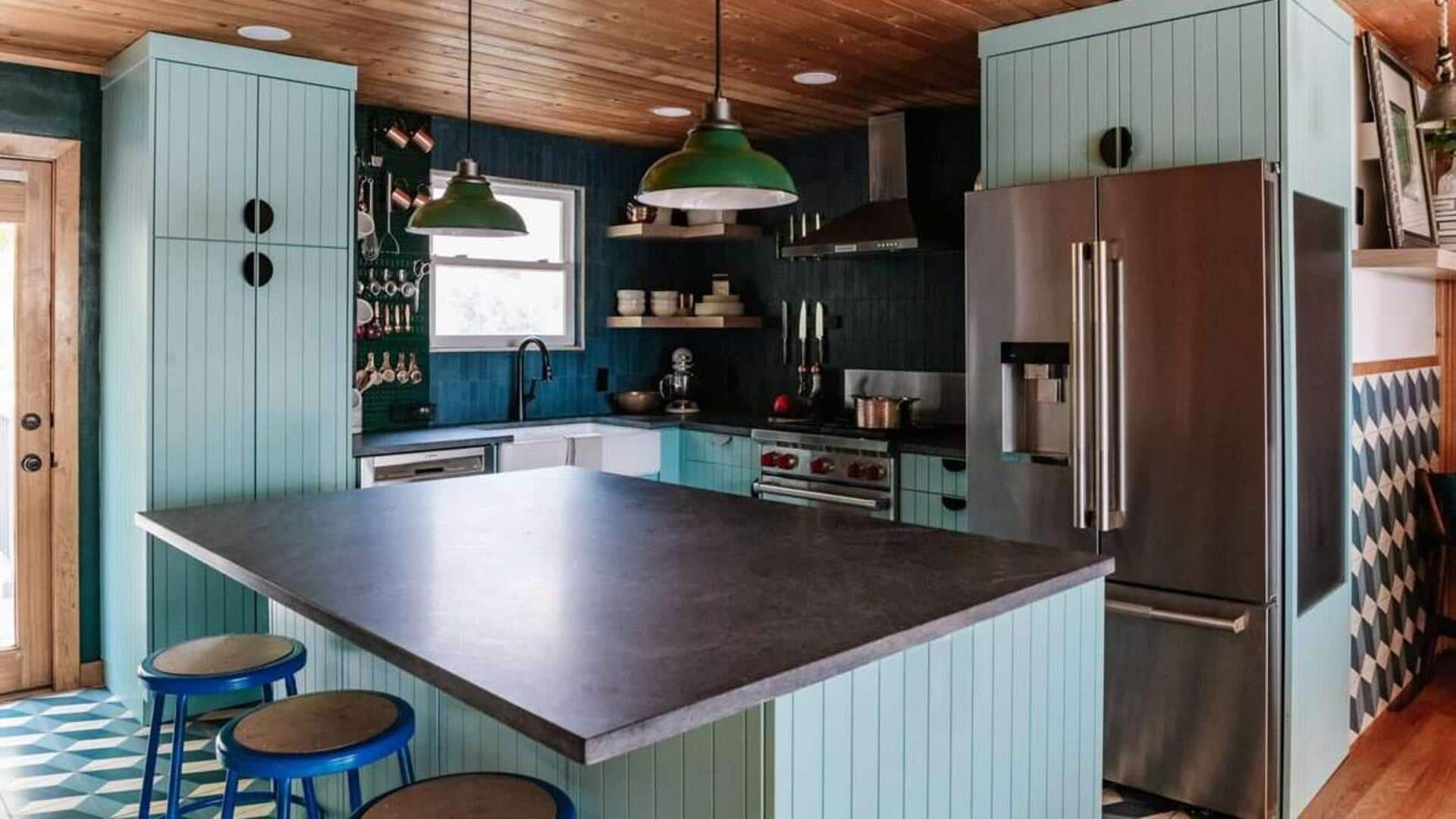 Dapur Galley Retro: Pesona Fungsional Dalam Ruang Yang Terbatas