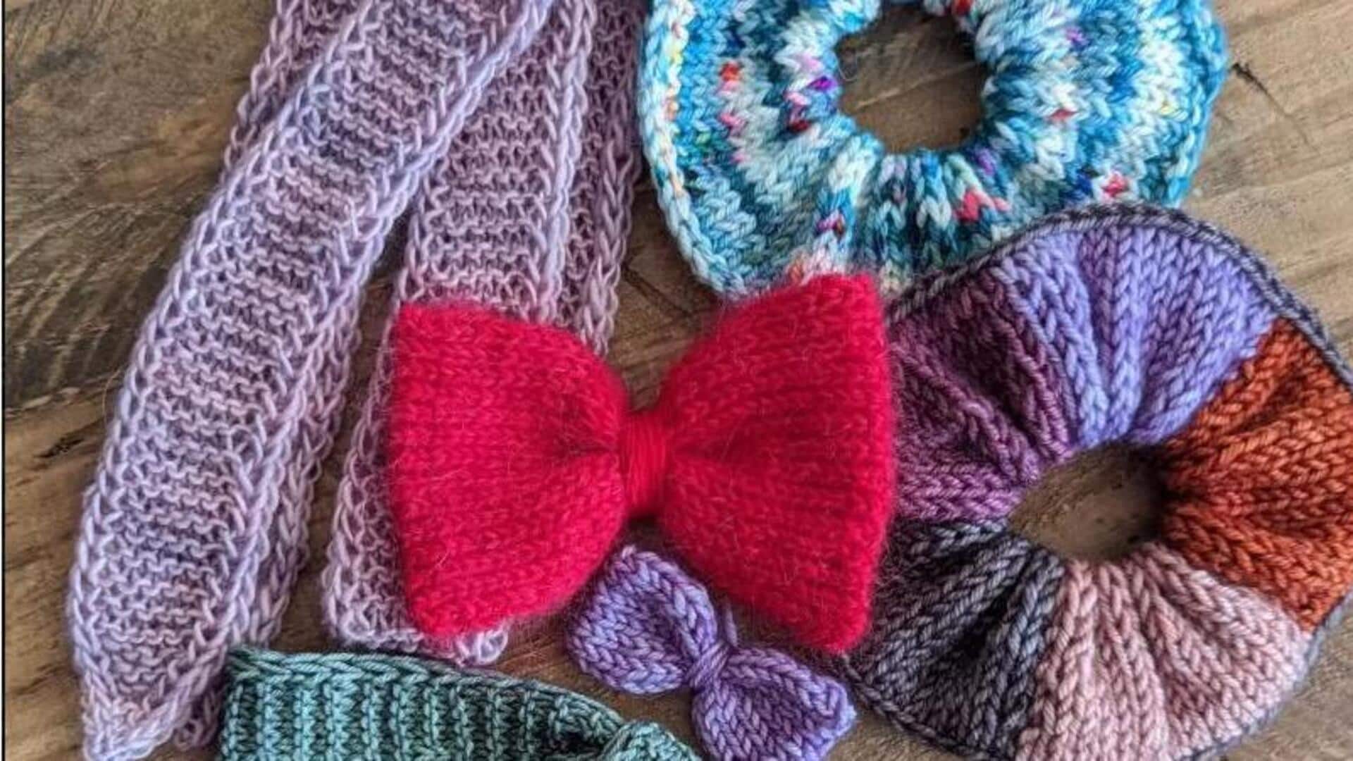 Lima gaya rambut dengan aksesori rajut untuk musim dingin di India