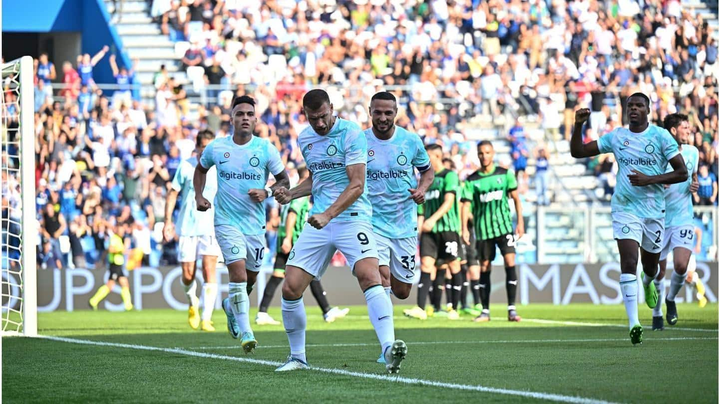 Serie A 2022-23, Inter kalahkan Sassuolo 2-1: Statistik utama