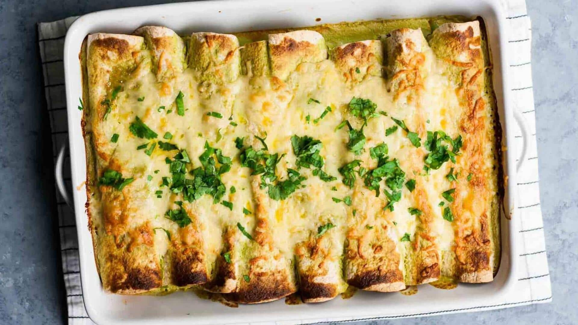 Resep Sederhana Enchilada Poblano Panggang Ala Meksiko