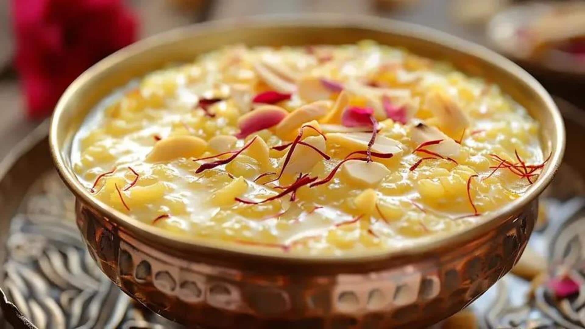 Resep Khas India: Kheer Berbasis Beras dengan Tambahan Saffron
