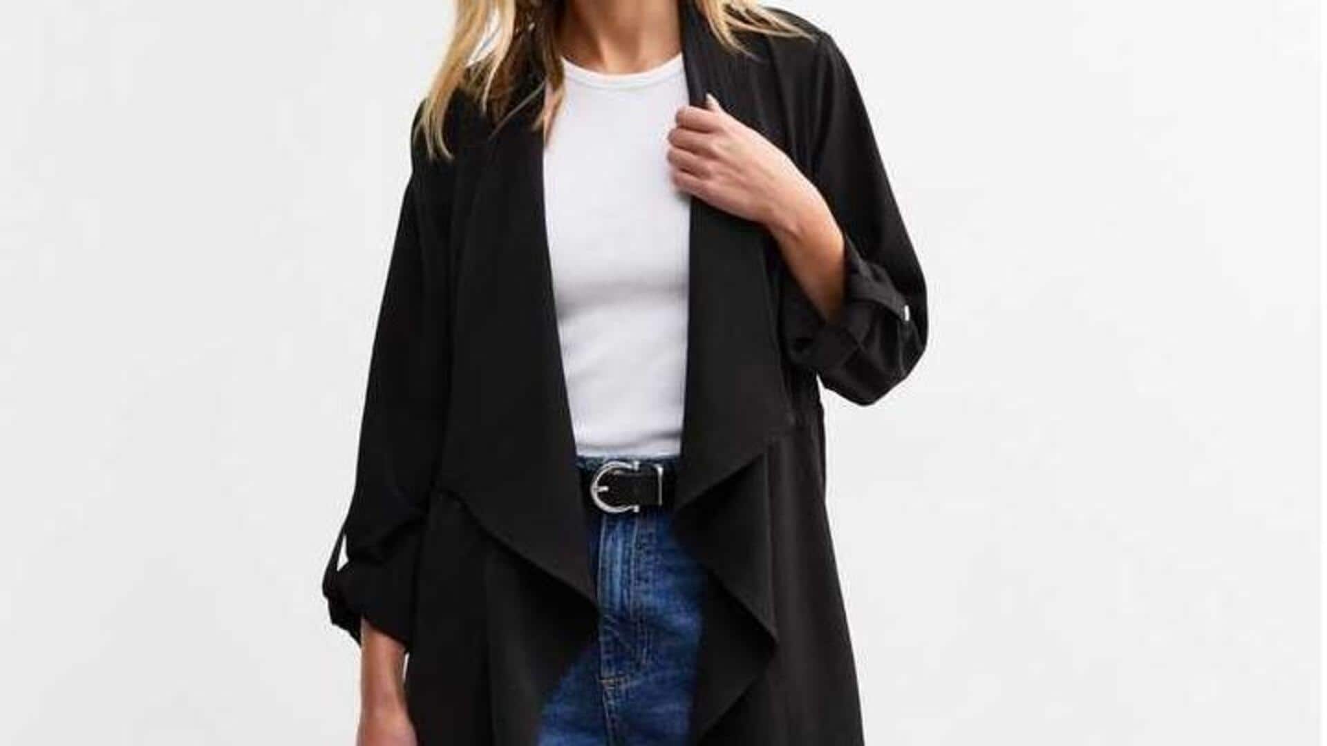 Jaket duster klasik untuk musim berangin di India
