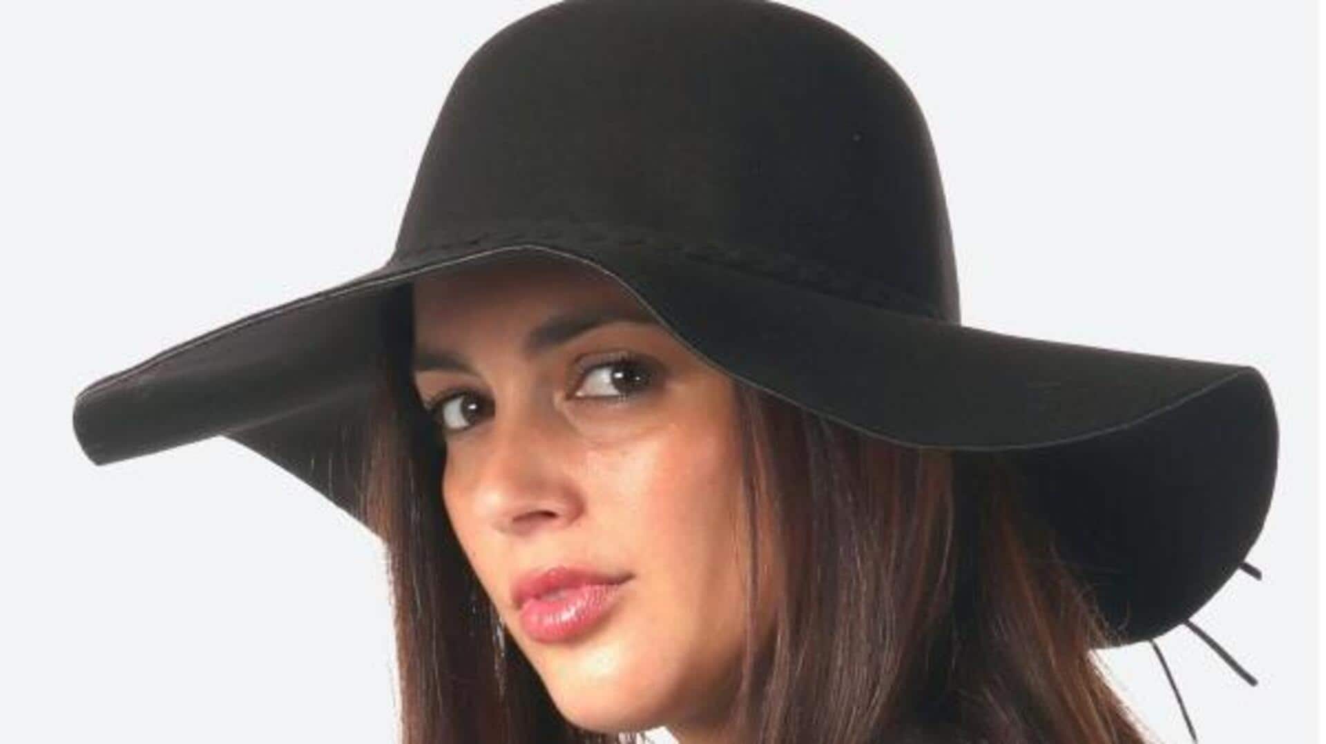 Topi lebar untuk melindungi dari matahari musim panas