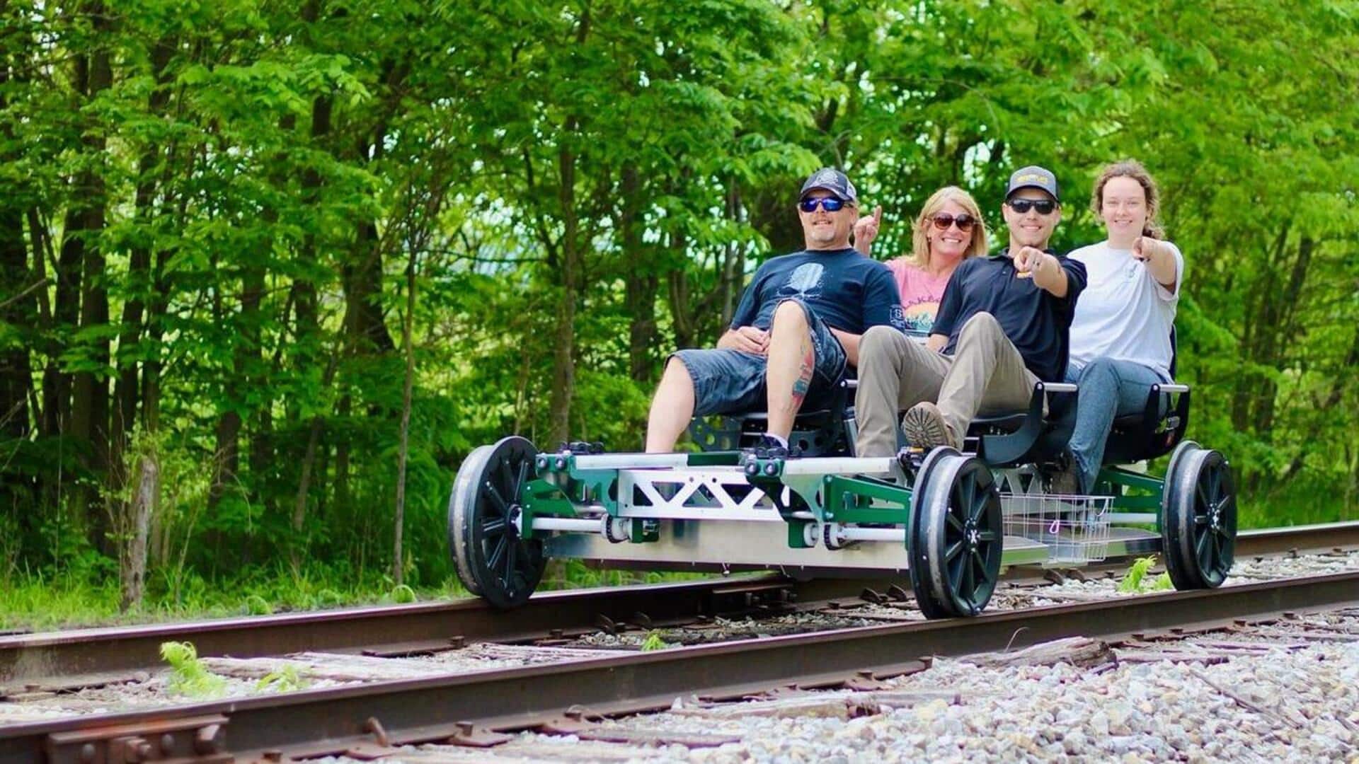 Petualangan Rail Biking di Jalur Bersejarah Petualangan Rail Biking di Jalur Bersejarah