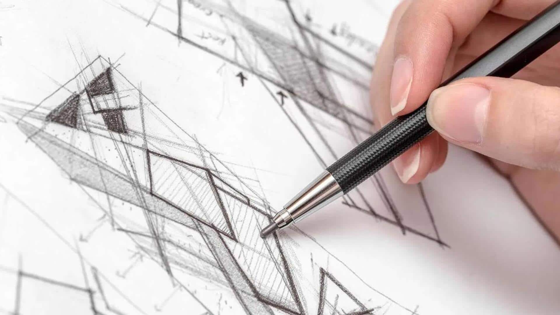 Beberapa Teknik Dasar dalam Desain Sketsa Arsitektur