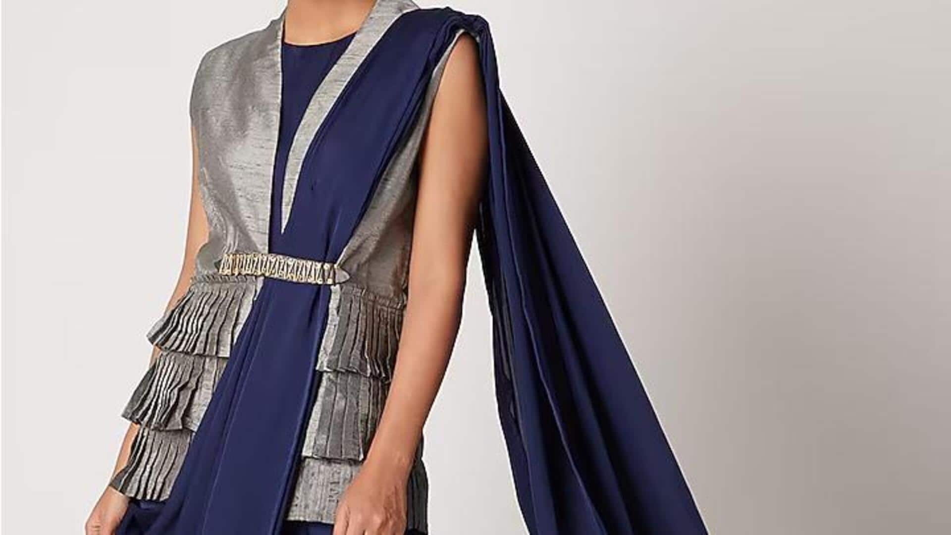 Mengubah sari lama menjadi jumpsuit modis