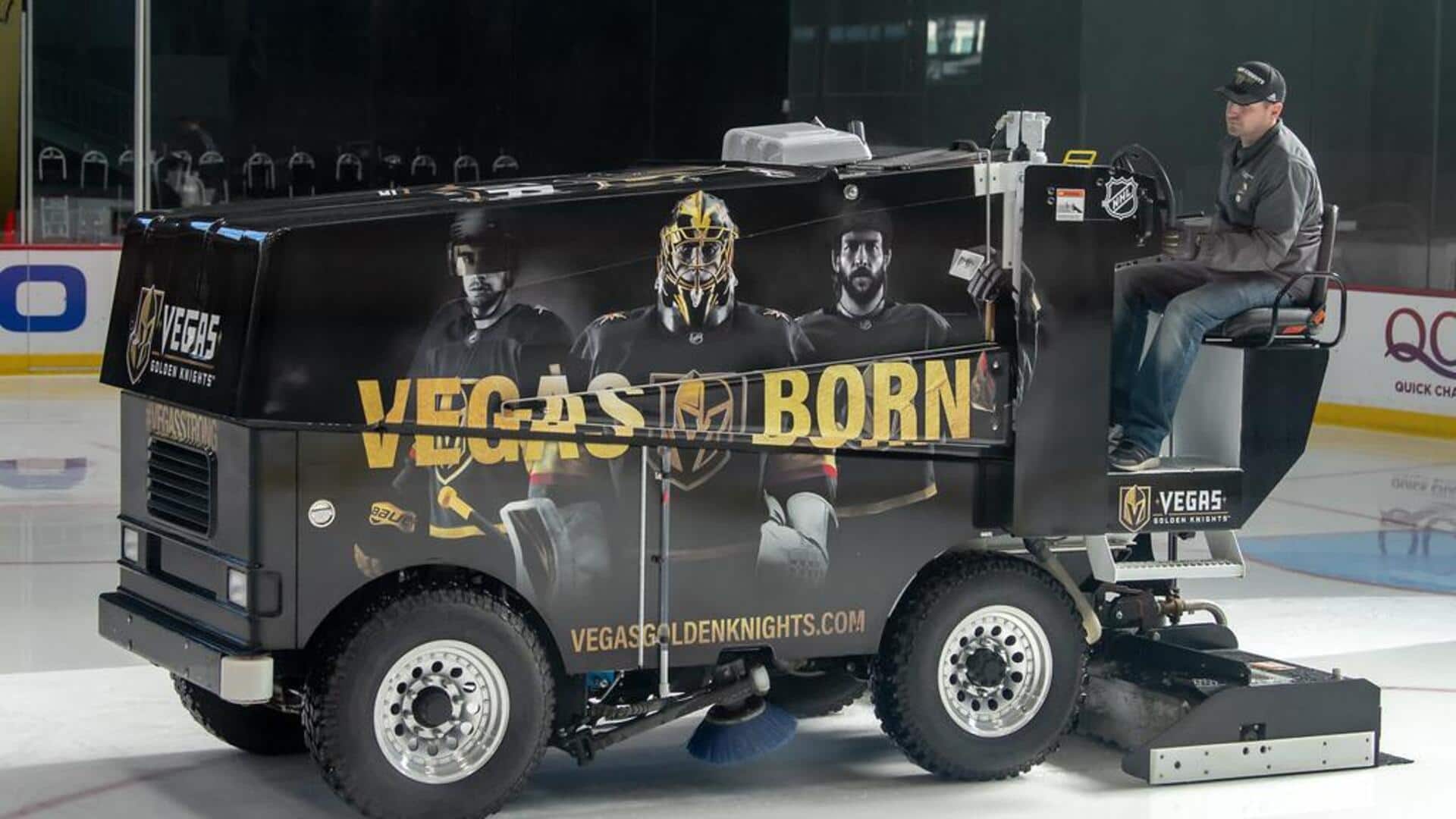 Mengungkap keahlian mengemudi Zamboni di arena olahraga