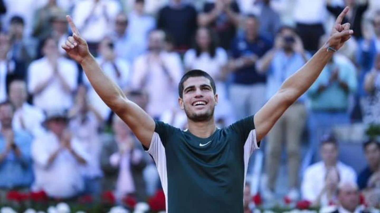 Carlos Alcaraz menjuarai Madrid Open 2022: Rekor terpecahkan Carlos Alcaraz menjuarai Madrid Open 2022: Rekor terpecahkan