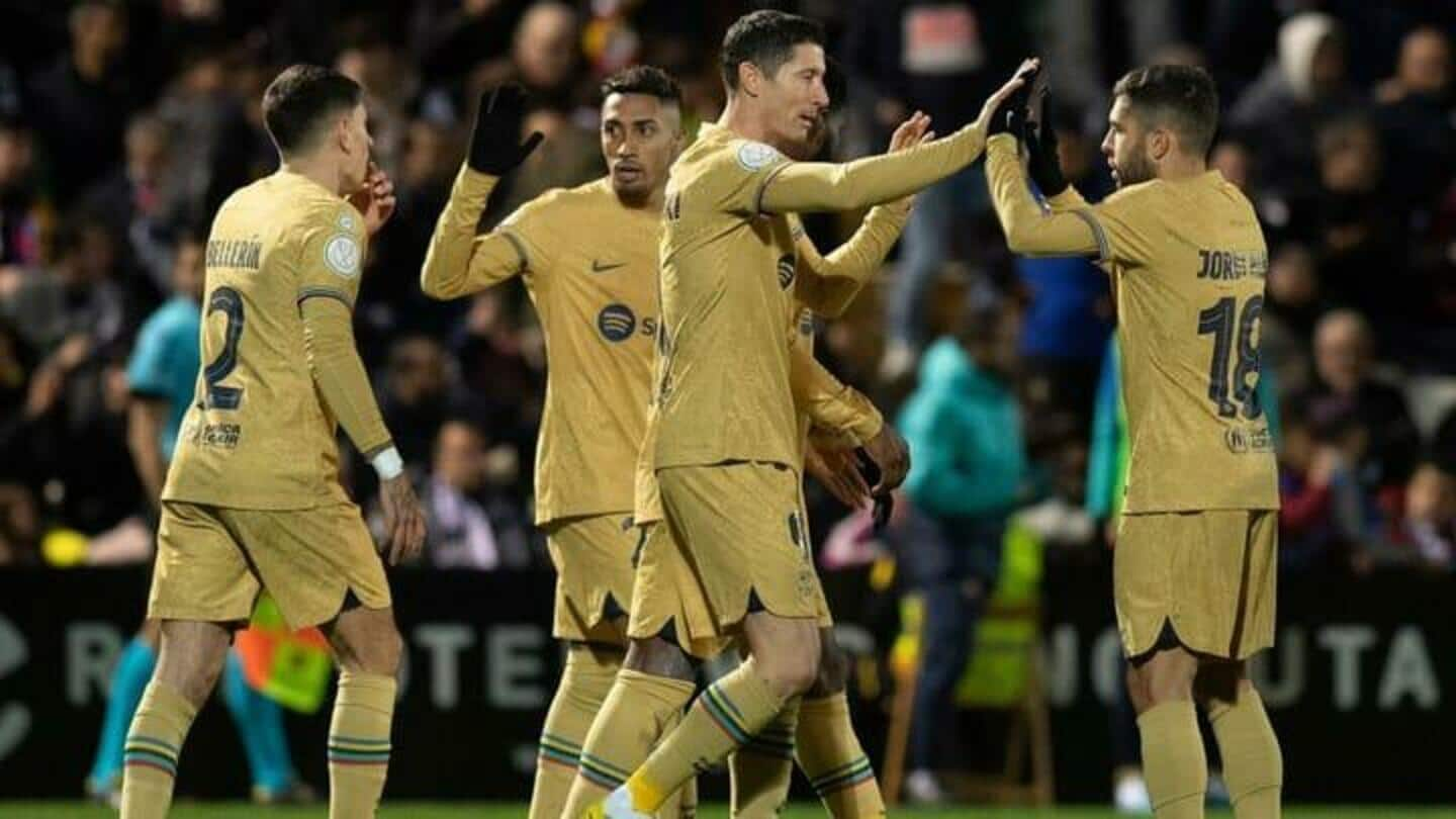 Copa del Rey 2022-23, Barca dan Real memasuki perempat final: Statistik