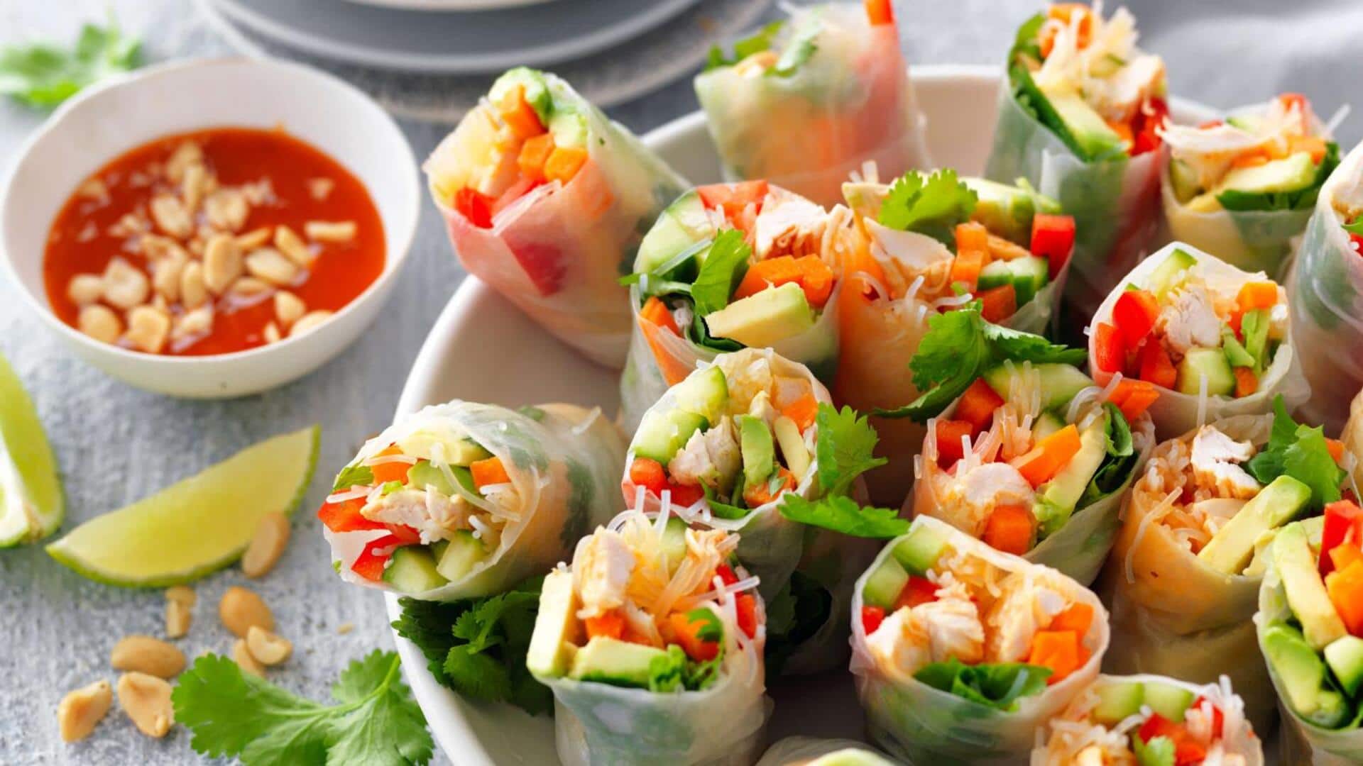 Sederet Rice Paper Rolls yang Unik untuk Pecinta Kuliner Sehat