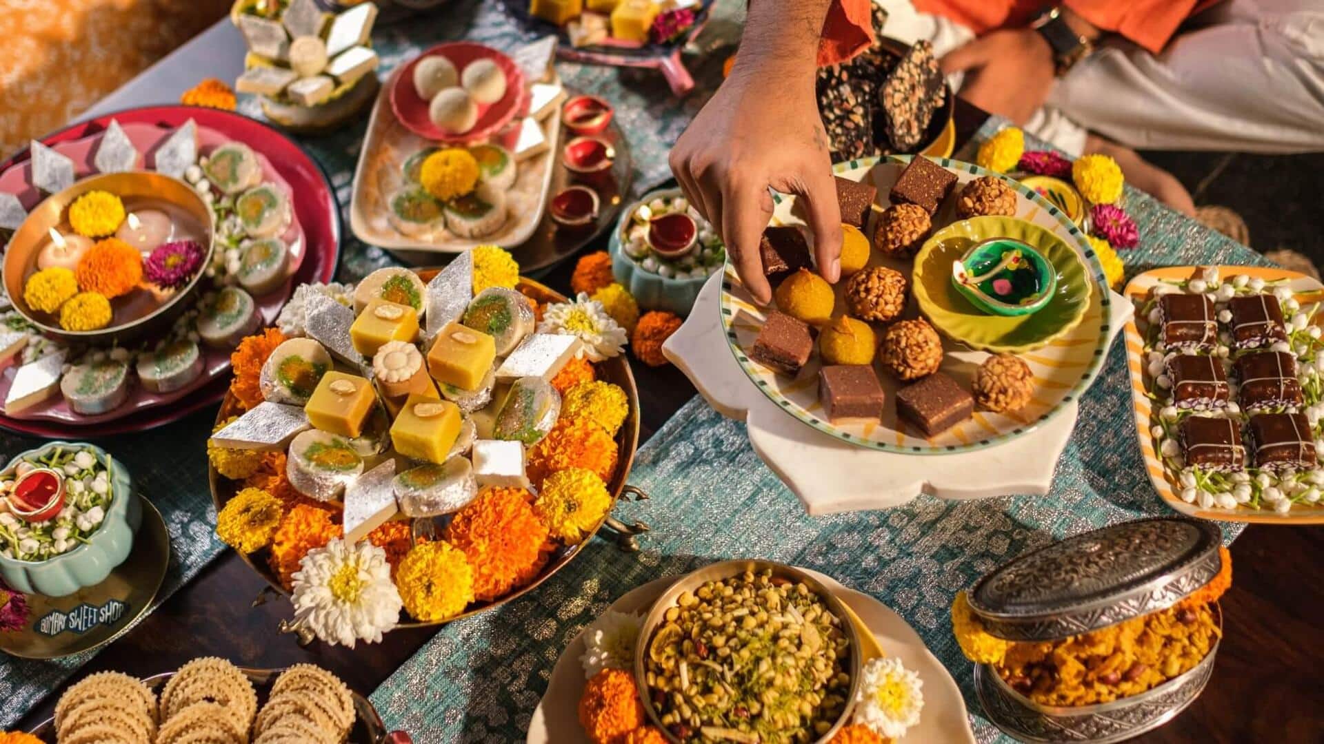 Toko Manisan Tradisional India dengan Nuansa Nostalgia