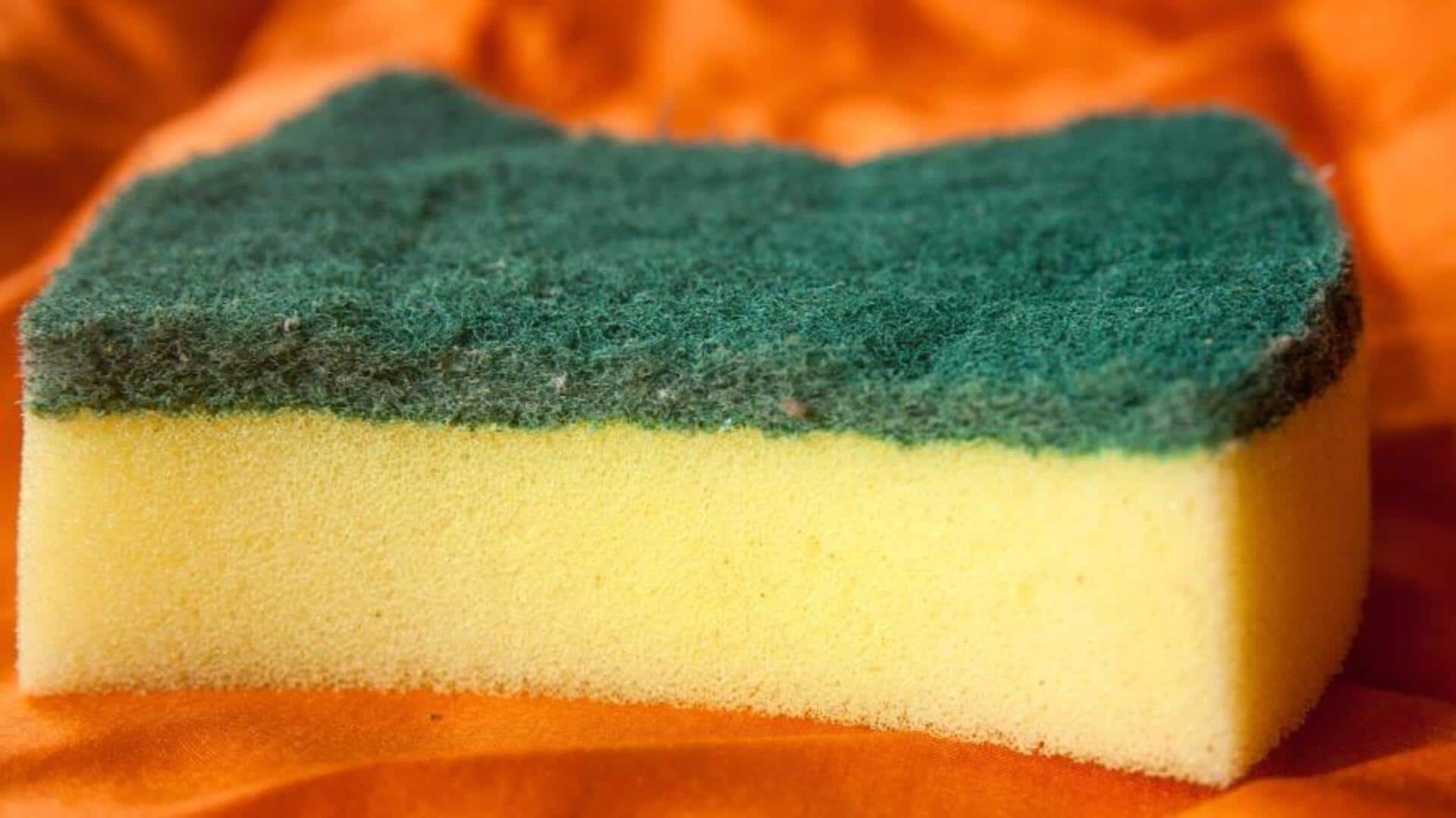 Cara unik menggunakan spons pop-up untuk penyimpanan