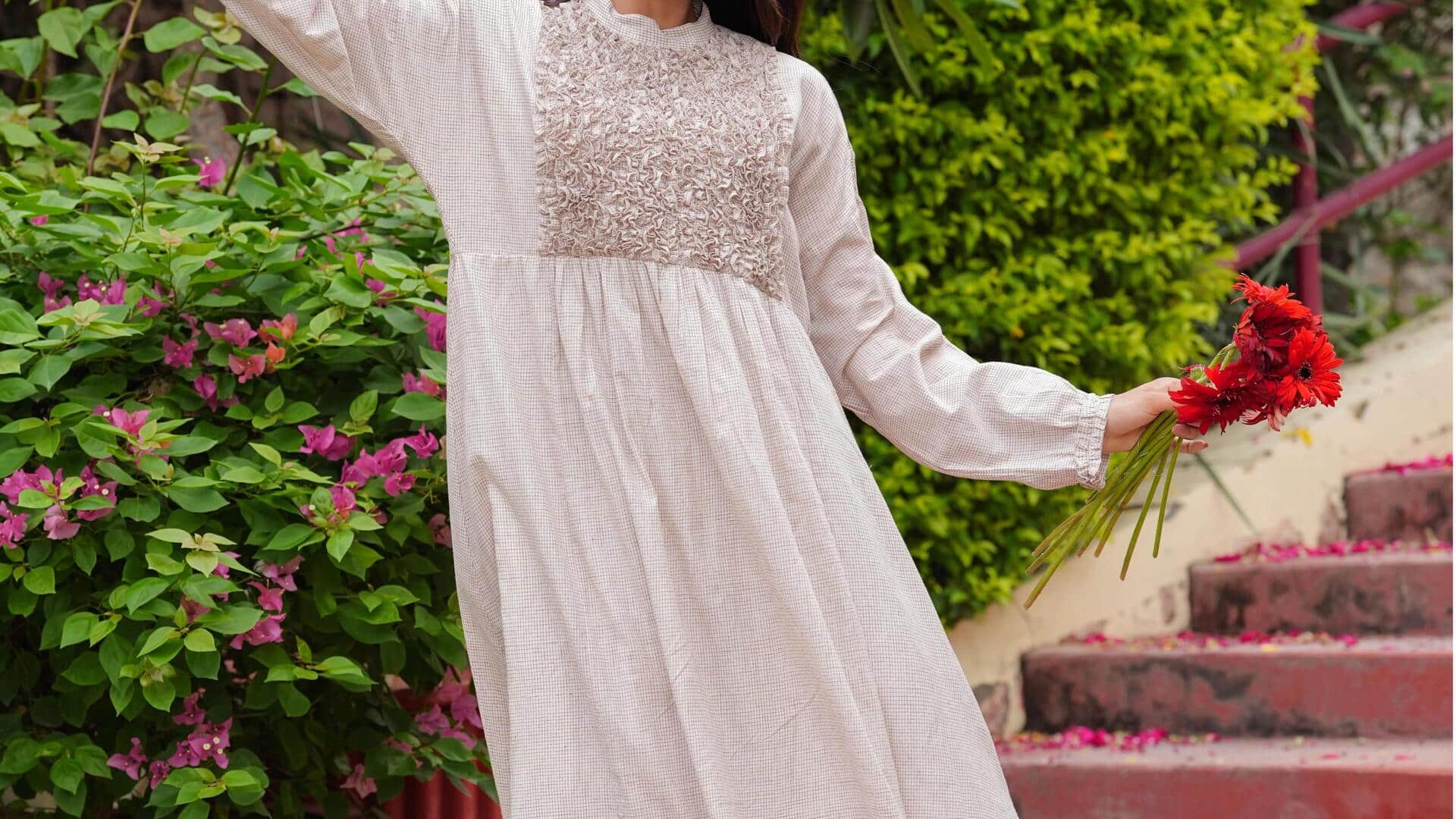 Khadi modern dalam gaya fesyen kontemporer India