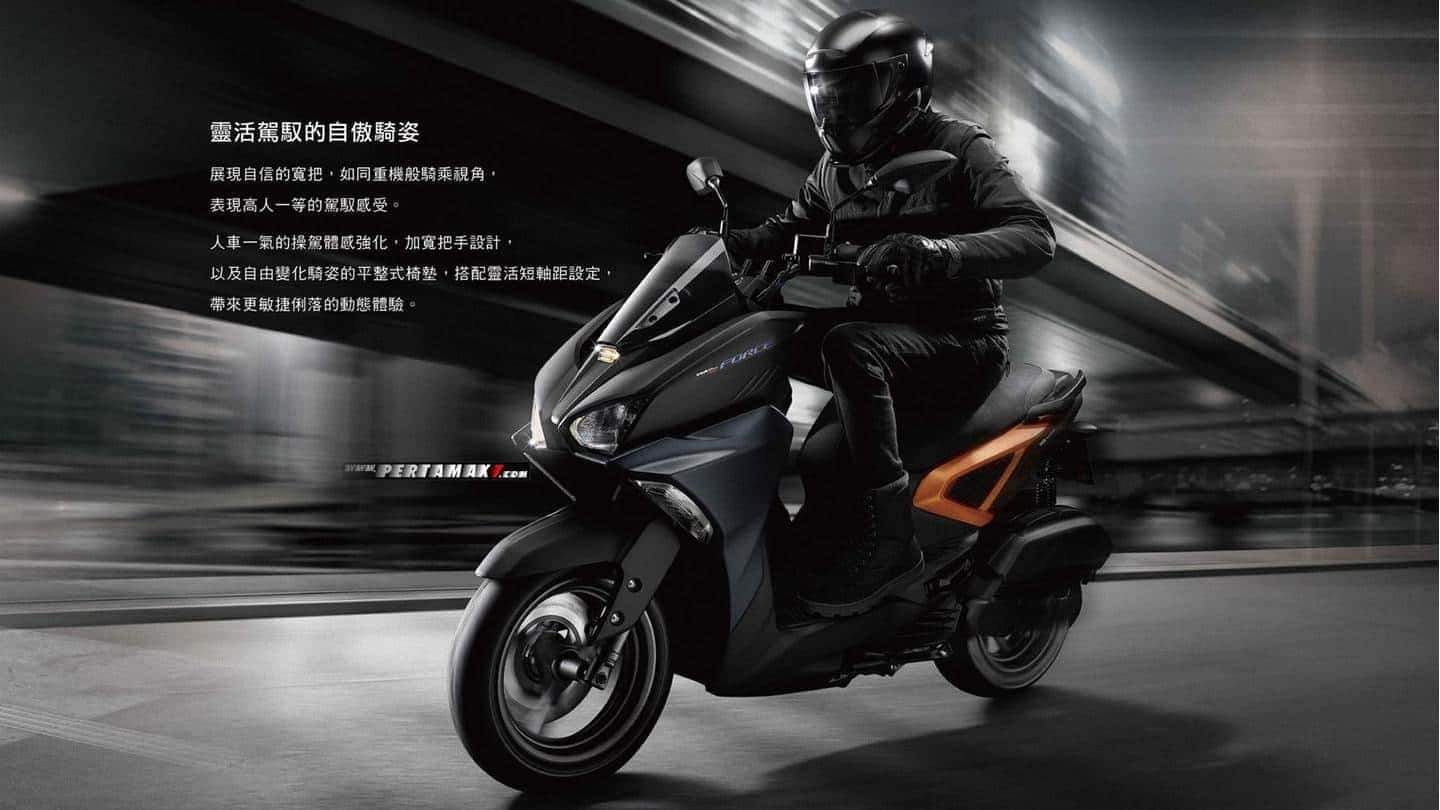 Skuter bergaya maxi Yamaha Force 2.0 resmi diluncurkan di Taiwan