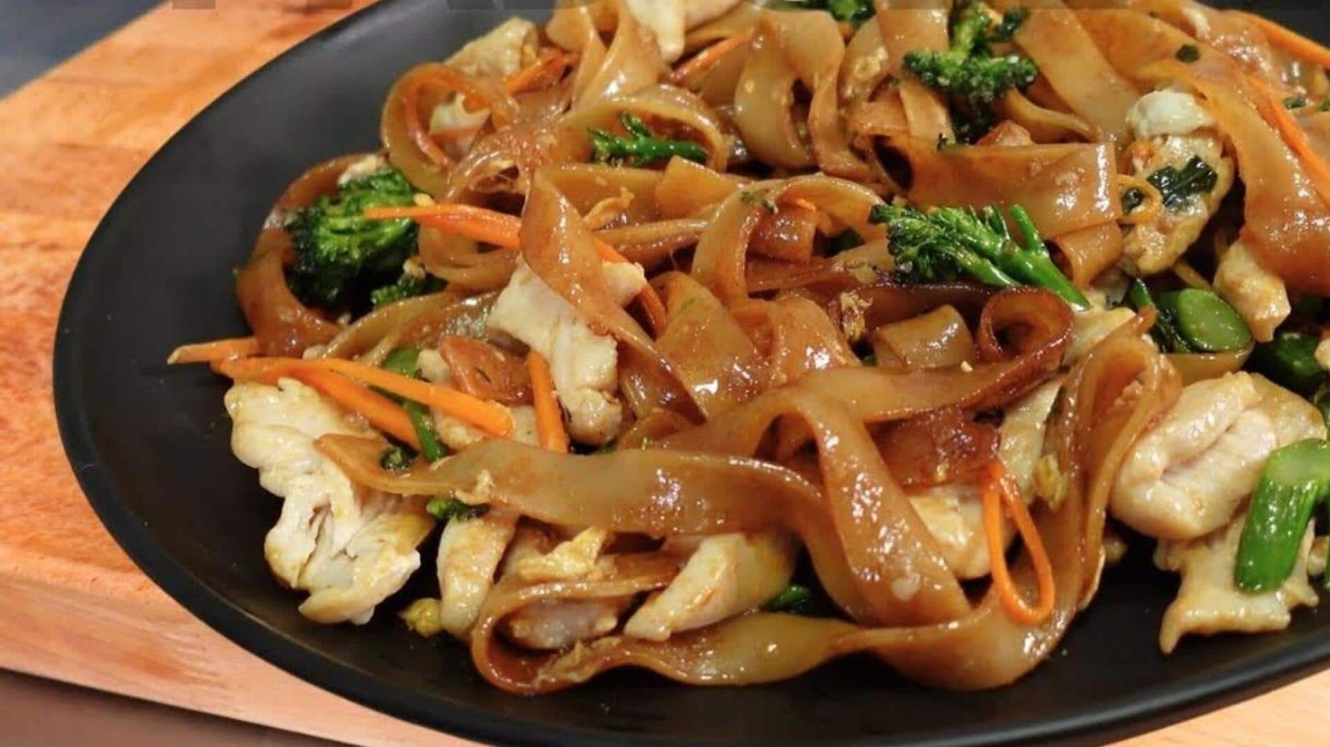 Pad See Ew Sayuran Pedas ala Thailand: Panduan Memasak yang Mudah