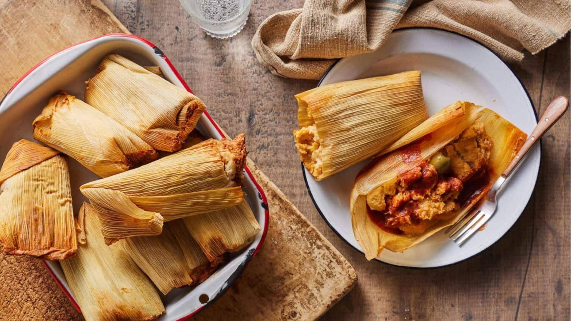 Membuat tamale Meksiko vegetarian: Panduan langkah demi langkah