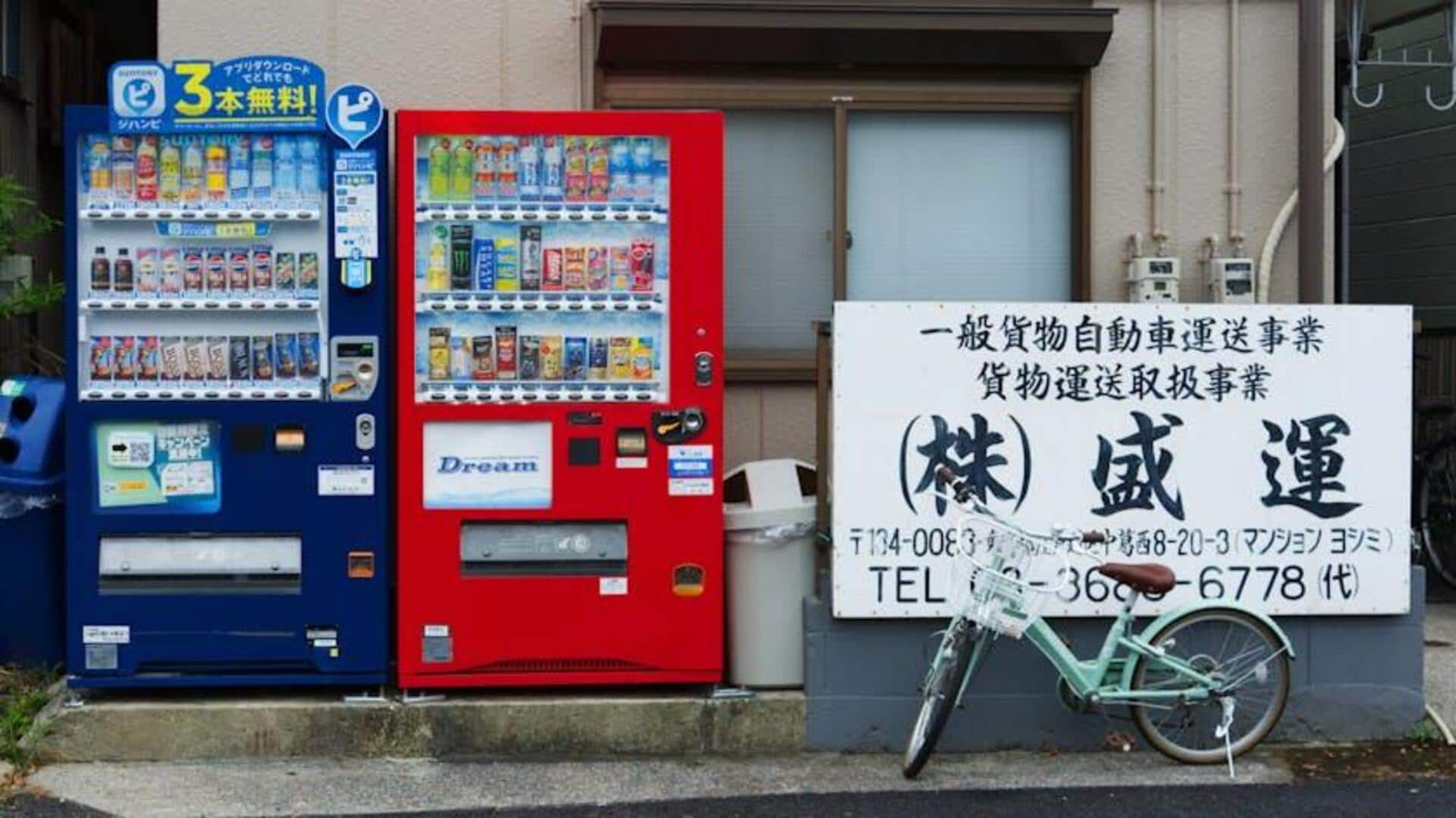 Mesin Penjual Otomatis Jepang yang Unik