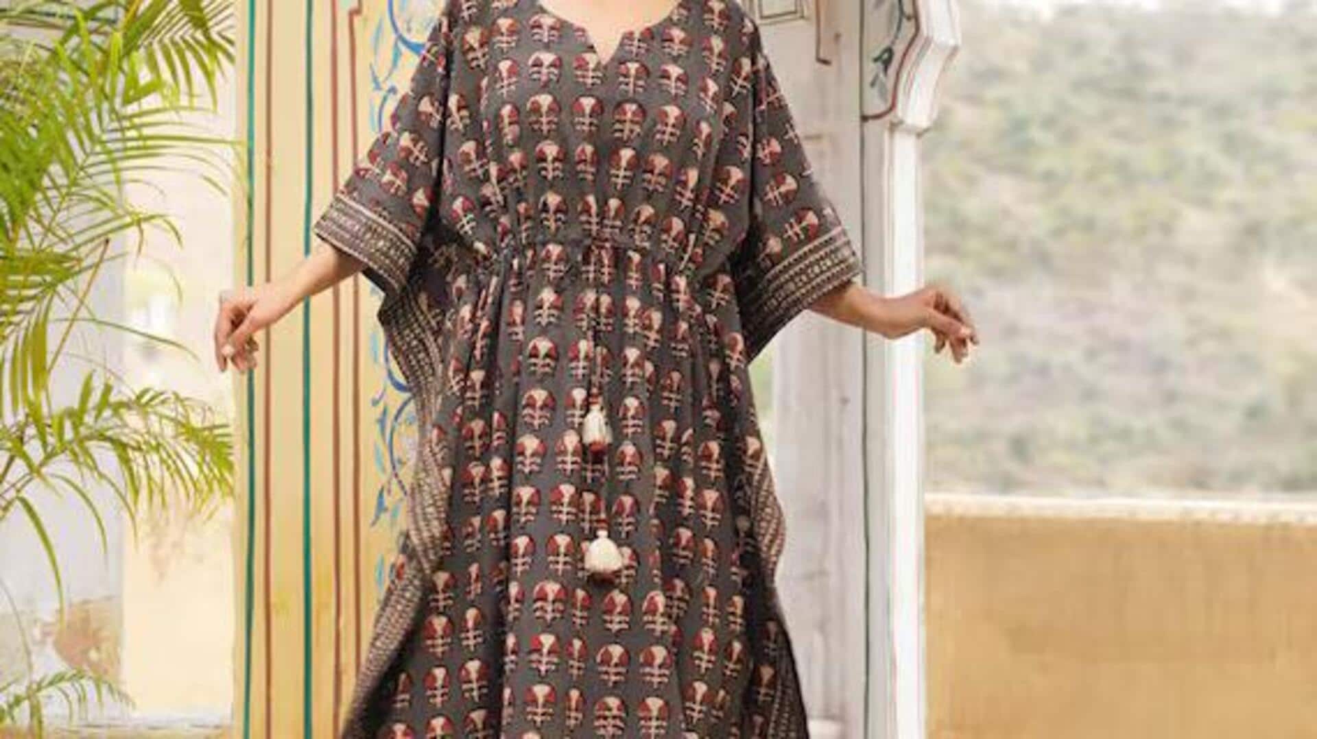 Kaftan India yang wajib dimiliki untuk musim panas