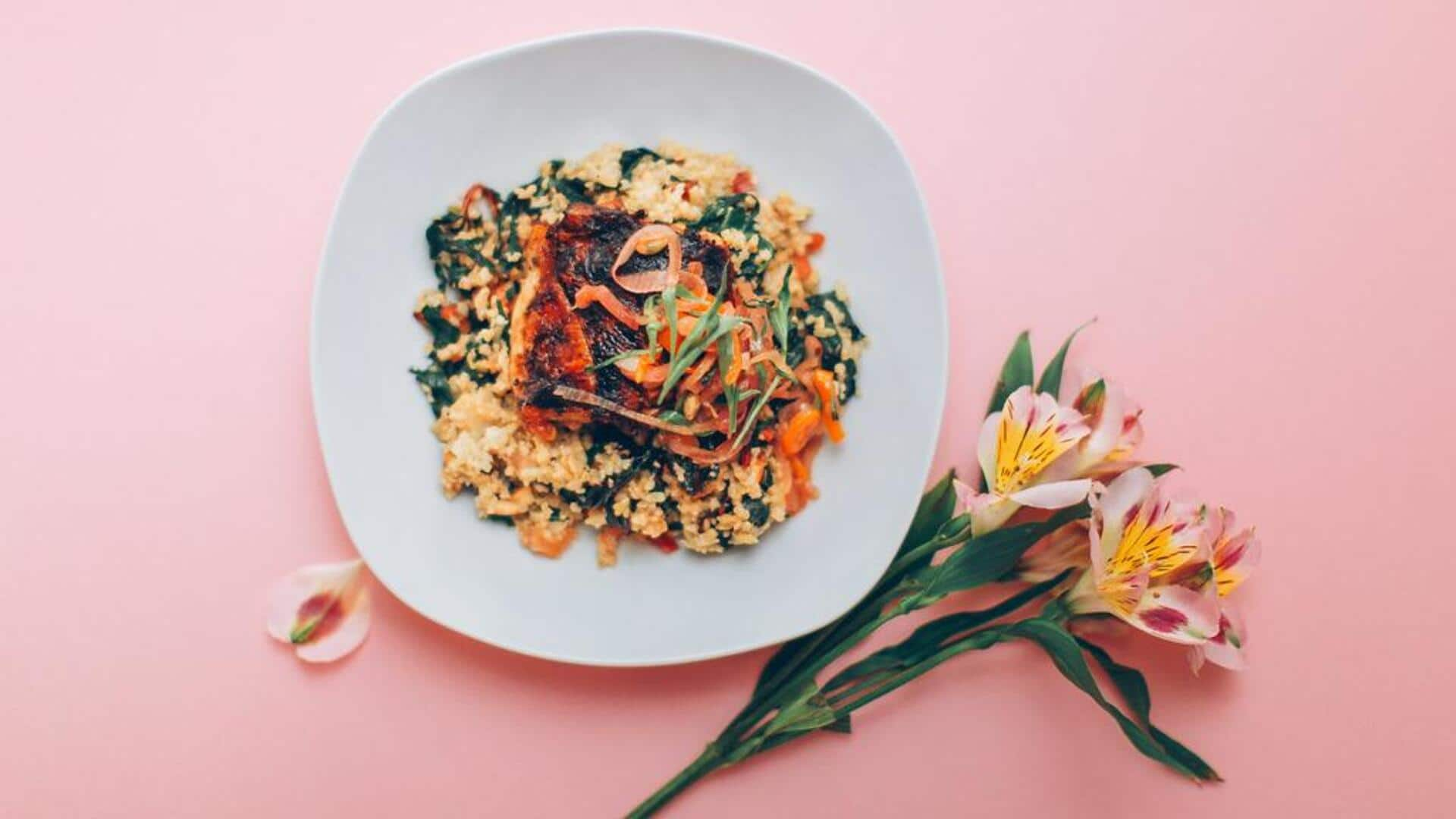 Salad Freekeh dan Kacang Arab ala Lebanon