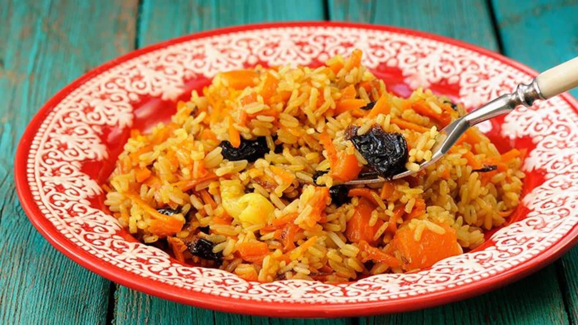 Resep: Cobalah pilaf sayuran khas Uzbek ini 