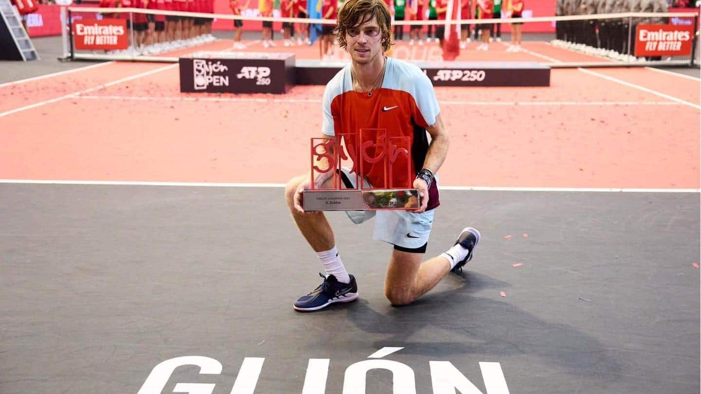 Andrey Rublev mengalahkan Sebastian Korda, menjuarai Gijon Open: Statistik utama