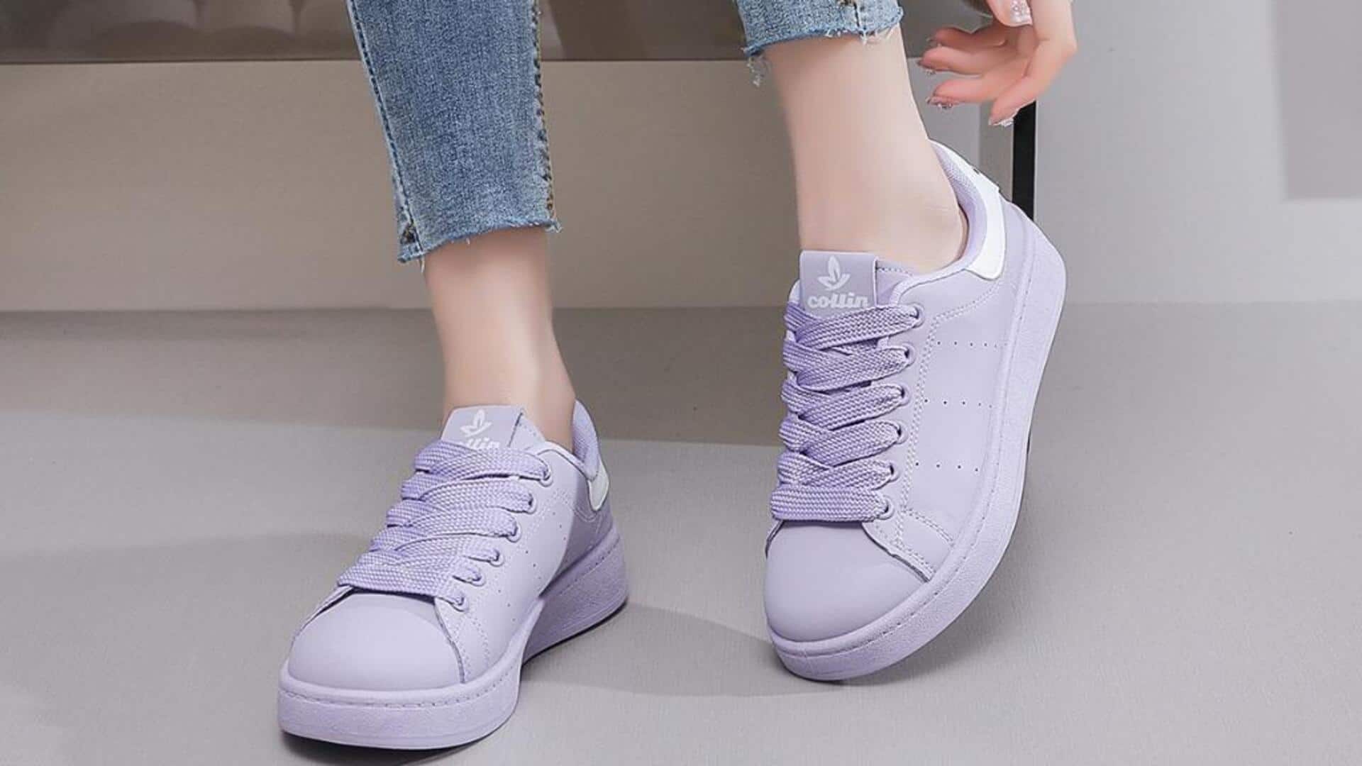 Sepatu pastel menyempurnakan gaya musim panas India
