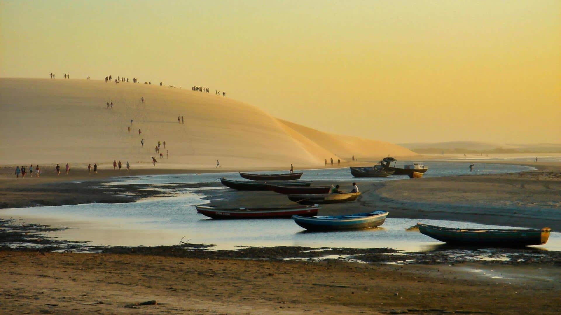 Menemukan Pantai Berpasir di Jericoacoara, Brasil