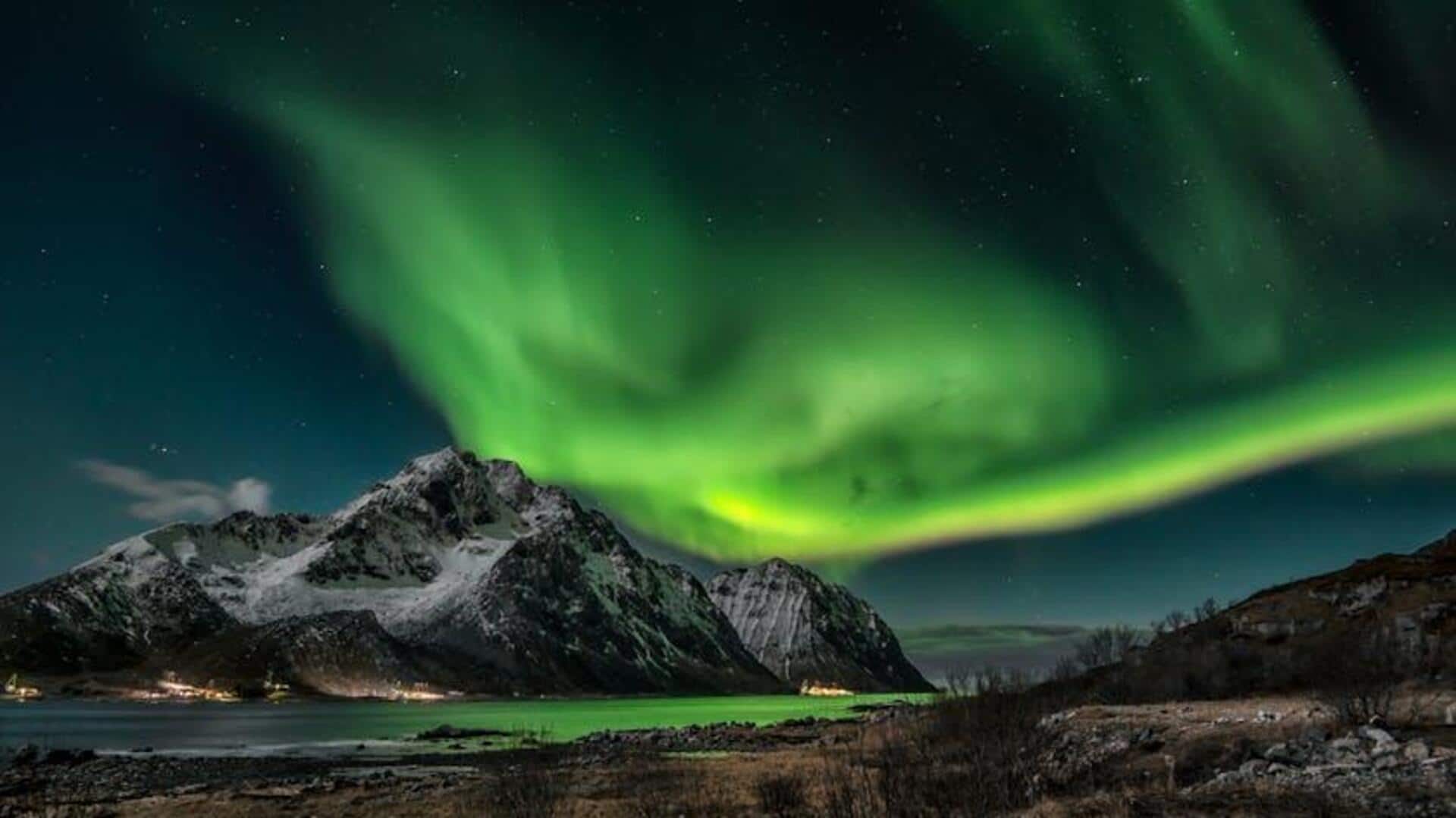 Menikmati Cahaya Utara di Desa Terpencil Norwegia