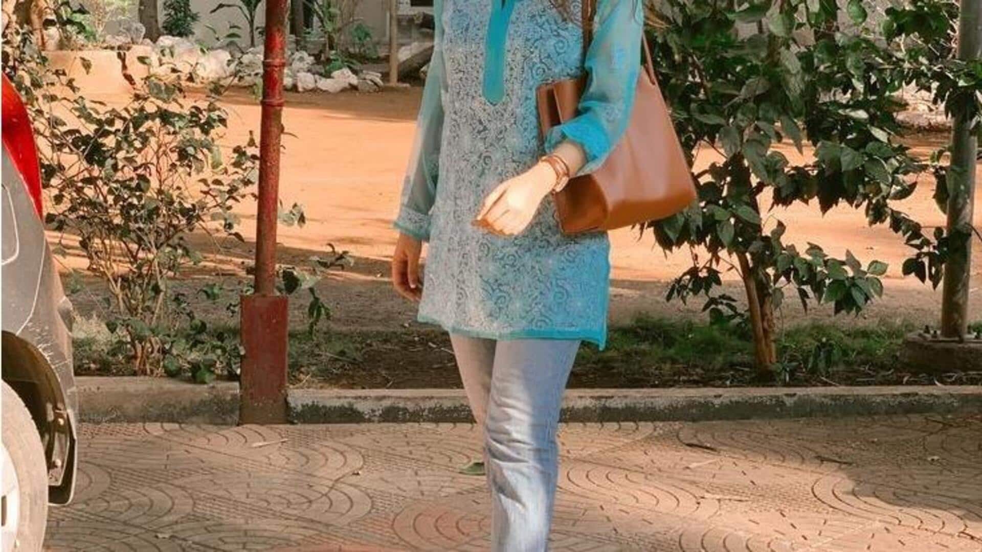 Gaya fusion: Kombinasi sempurna kurti dan jeans