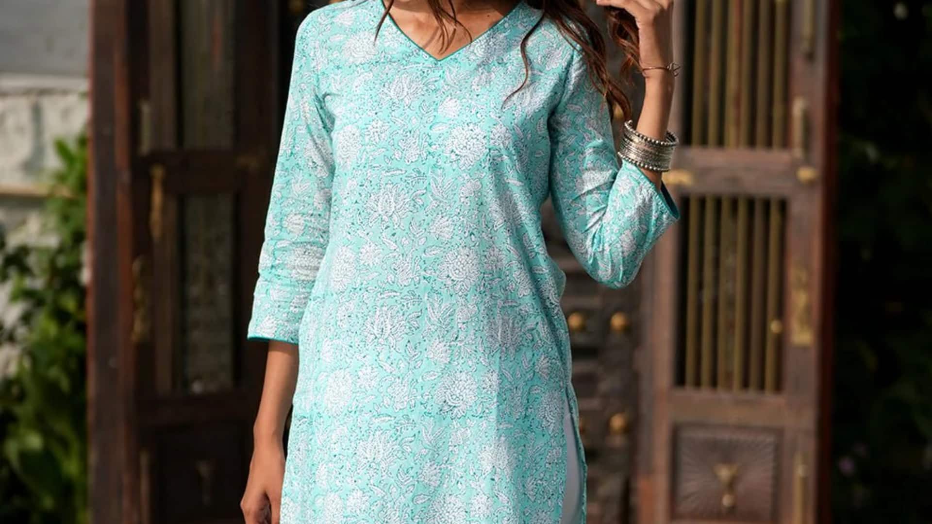 Gaya cantik dengan kurti katun untuk semua musim