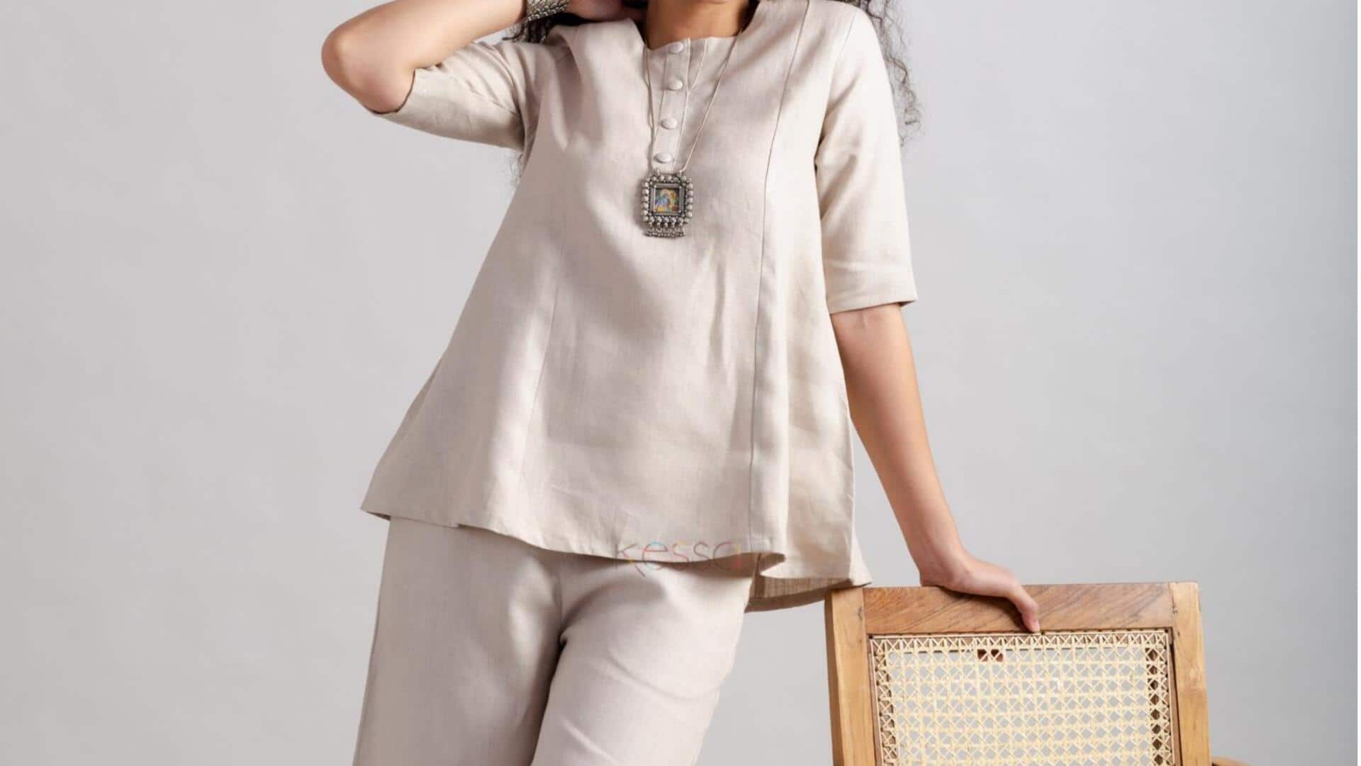 Mengeksplorasi set co-ord linen untuk cuaca transisi di India
