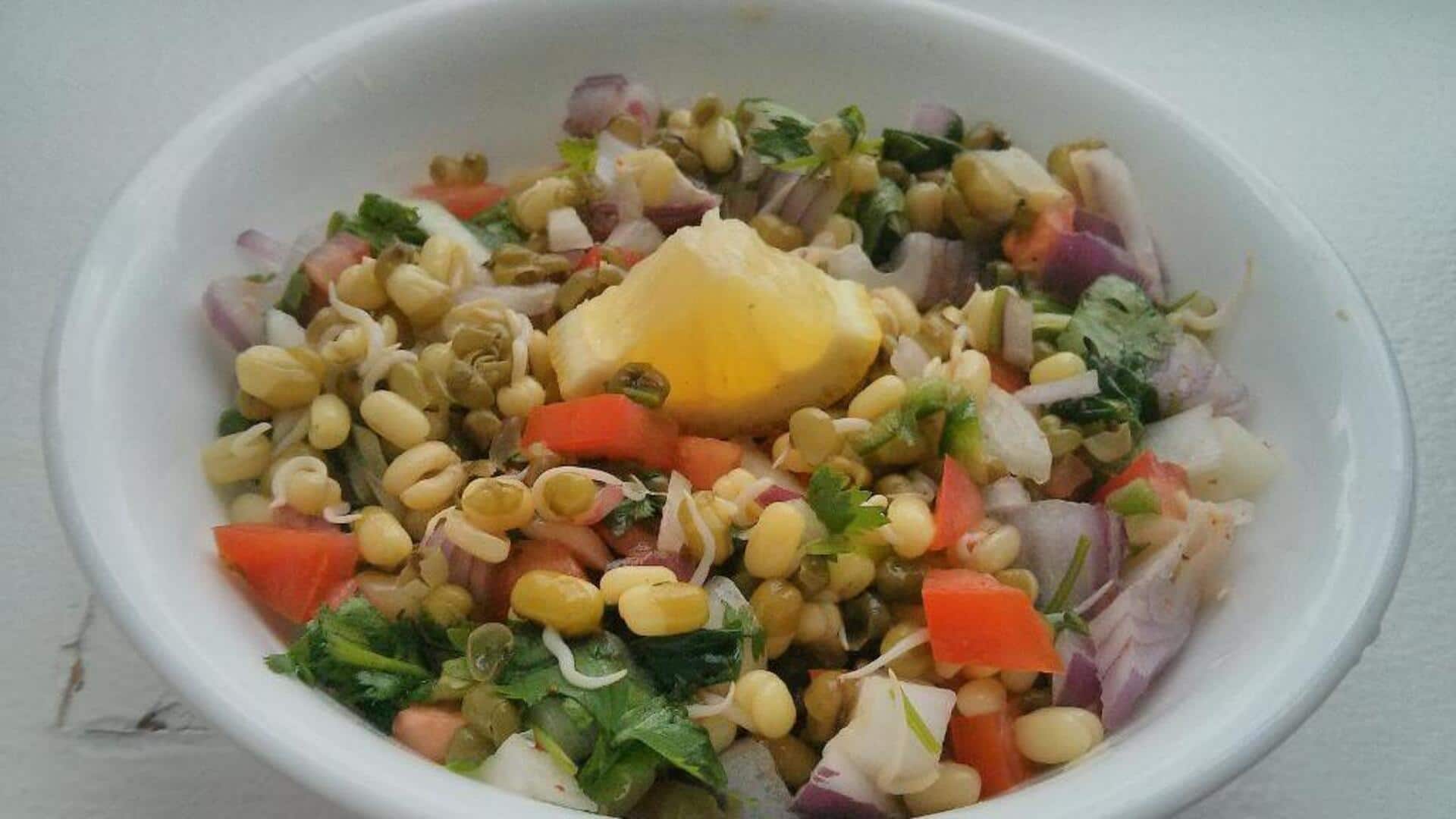 Salad Lentil yang Berkecambah: Camilan Segar yang Wajib Dicoba