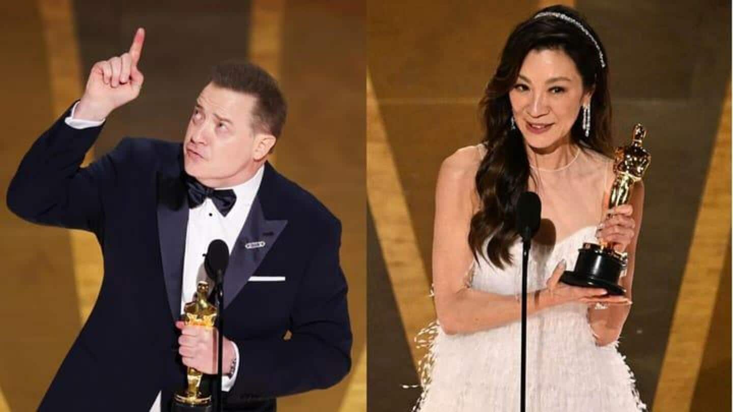 Oscar 2023: Brendan Fraser dan Michelle Yeoh meraih penghargaan Aktor Terbaik