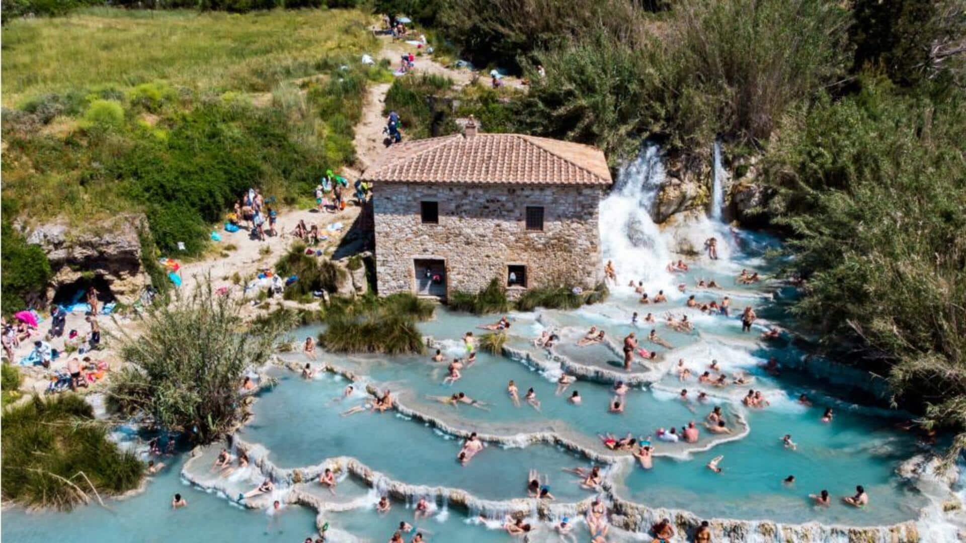 Relaksasi di Pemandian Air Panas Tersembunyi Toskana