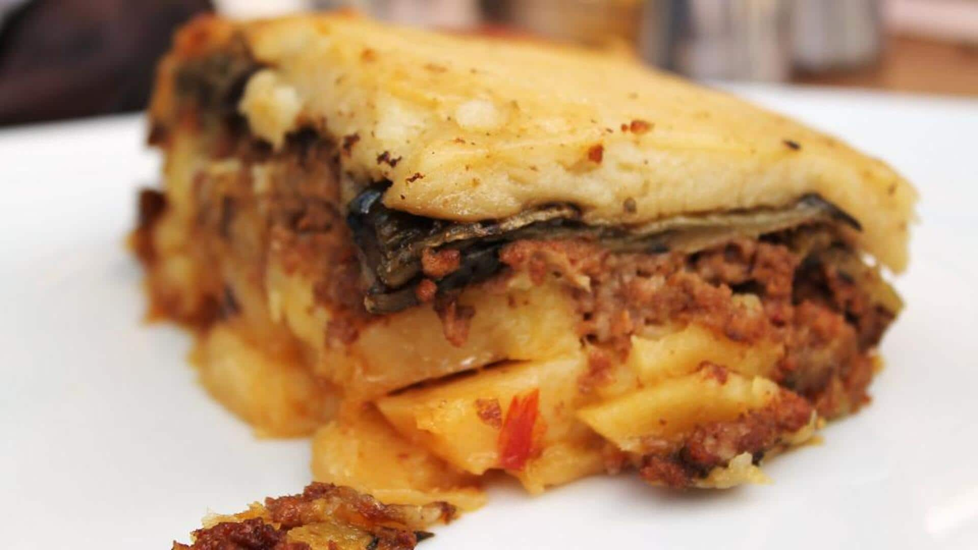 Moussaka Rundown fusion Yunani-Jamaika: Panduan memasak