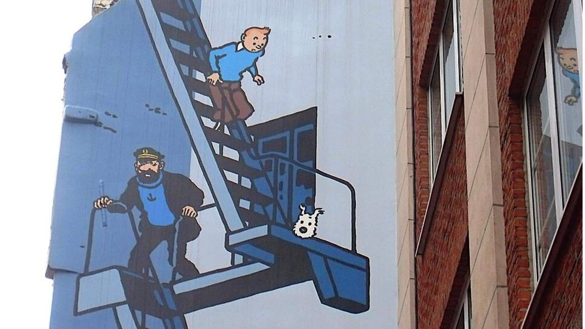 Lima Mural Komik Ajaib di Brussel yang Wajib Dilihat