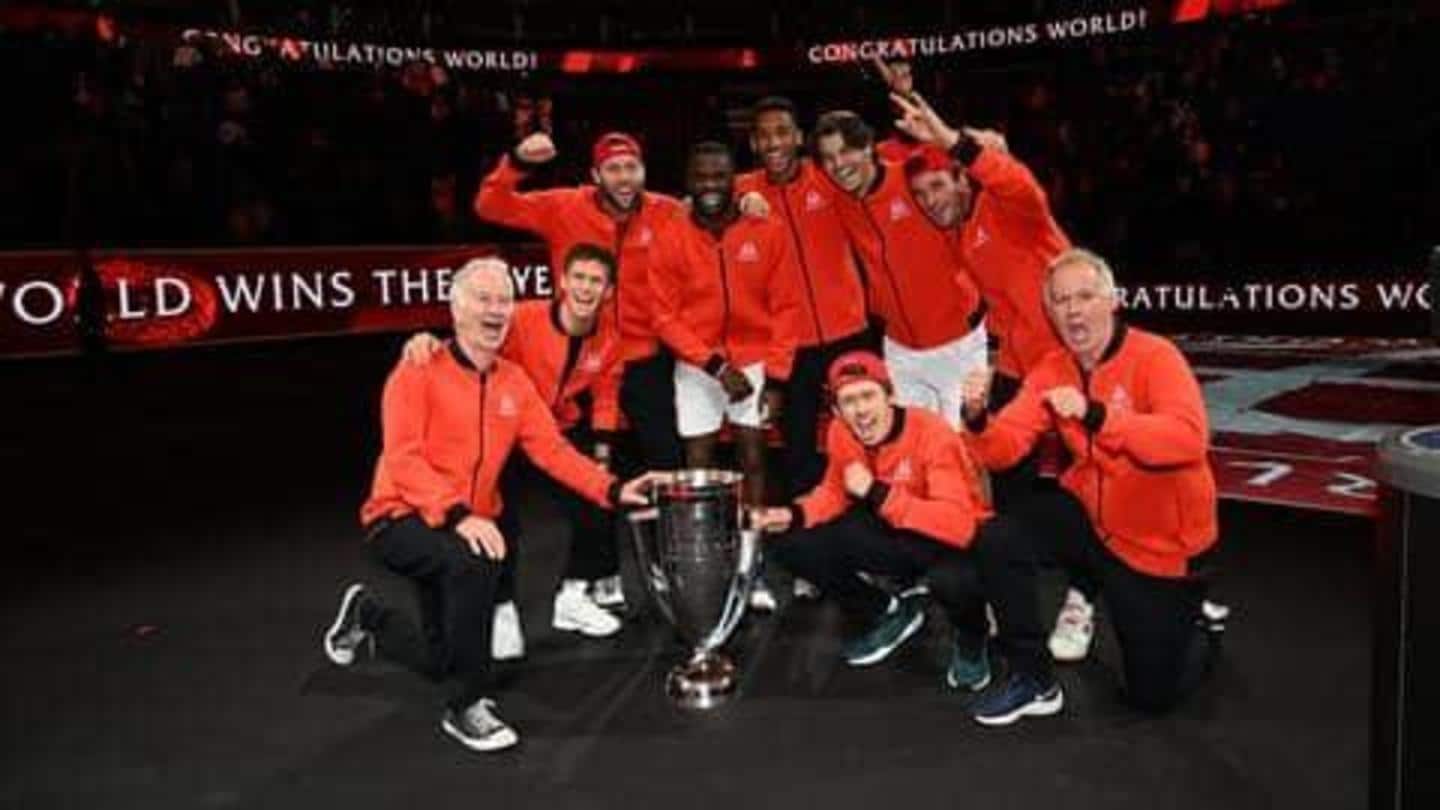 Laver Cup 2022: Jadi juara, Tim Dunia kejutkan Tim Eropa