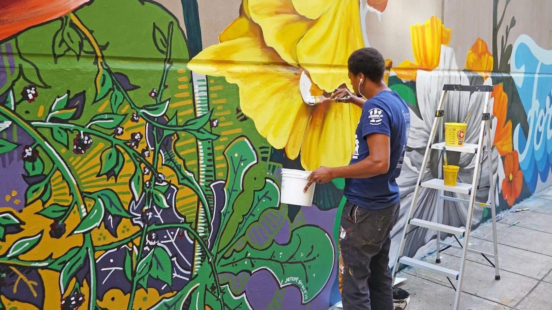 Lima Skema Warna Mural Modern untuk Inspirasi Karya Seni Anda