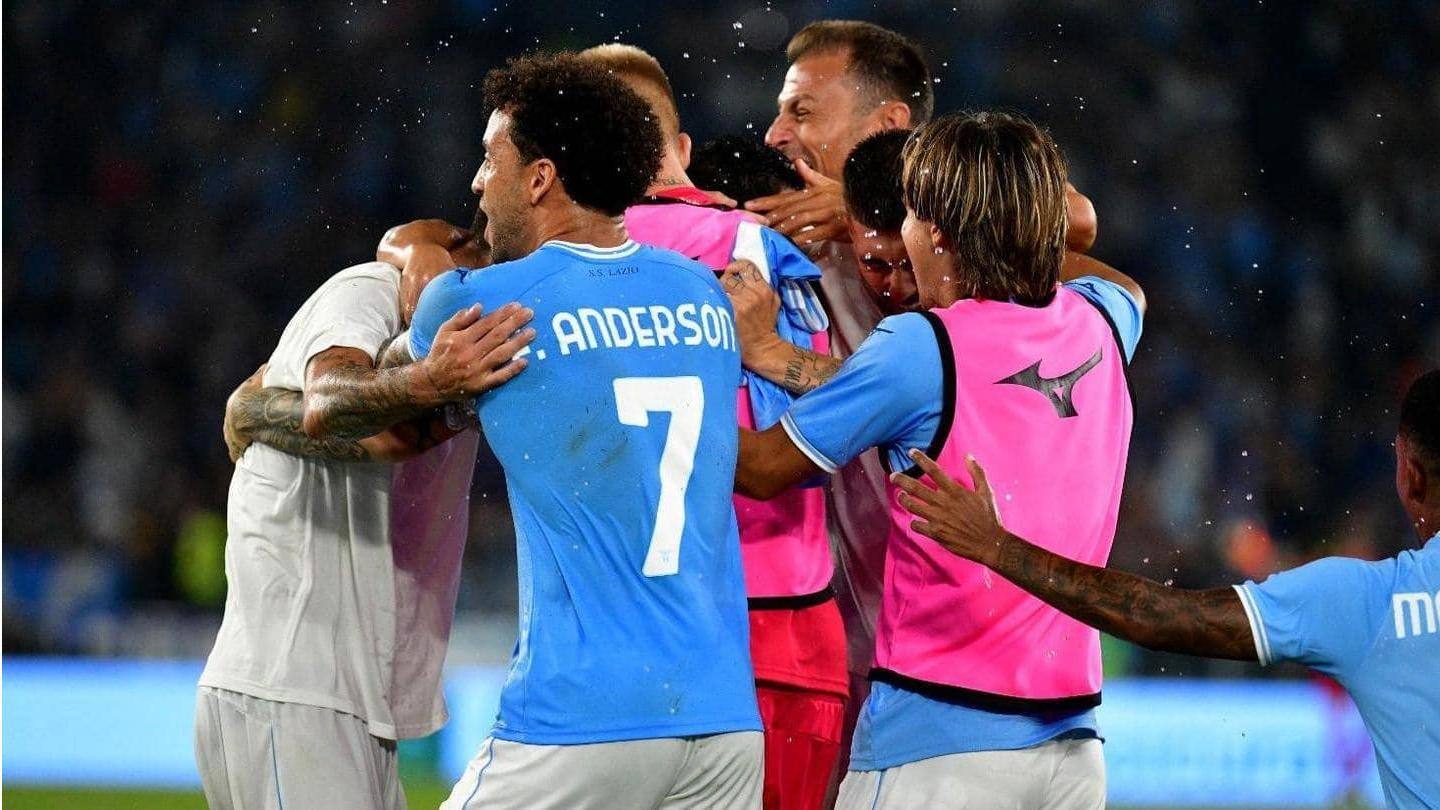 Serie A 2022-23, Lazio kalahkan Inter Milan 3-1: Statistik utama