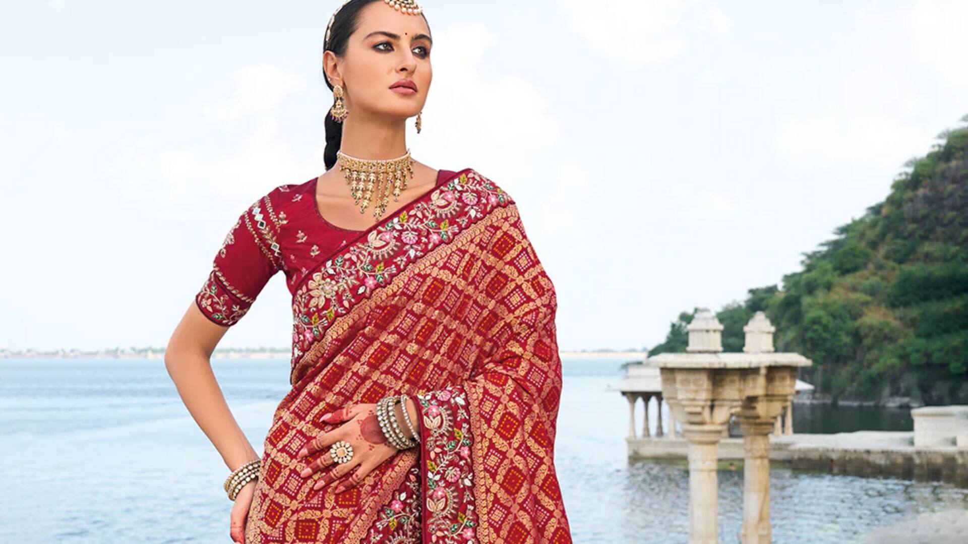 Lima saree fusion yang mengubah palet musim dingin