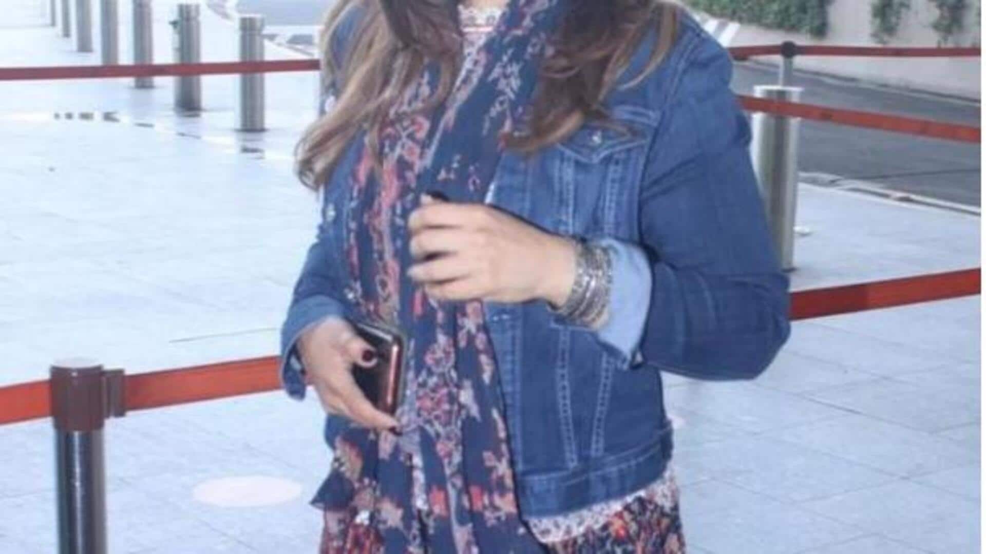 Anarkali dan jaket denim: Gaya fusion modern