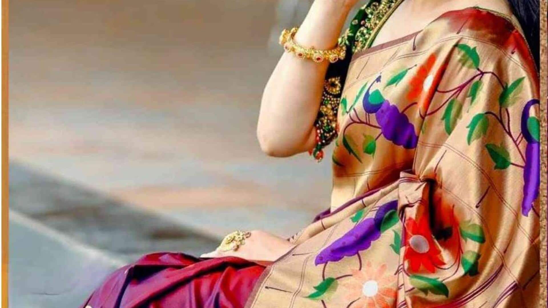 Cetakan sutra warisan mengubah mode India modern