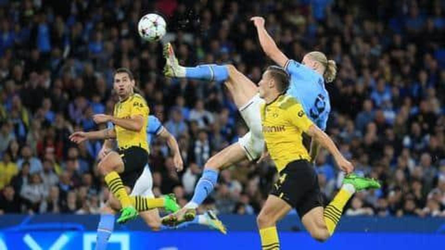 Liga Champions 2022-23: Erling Haaland antar City menang atas Dortmund