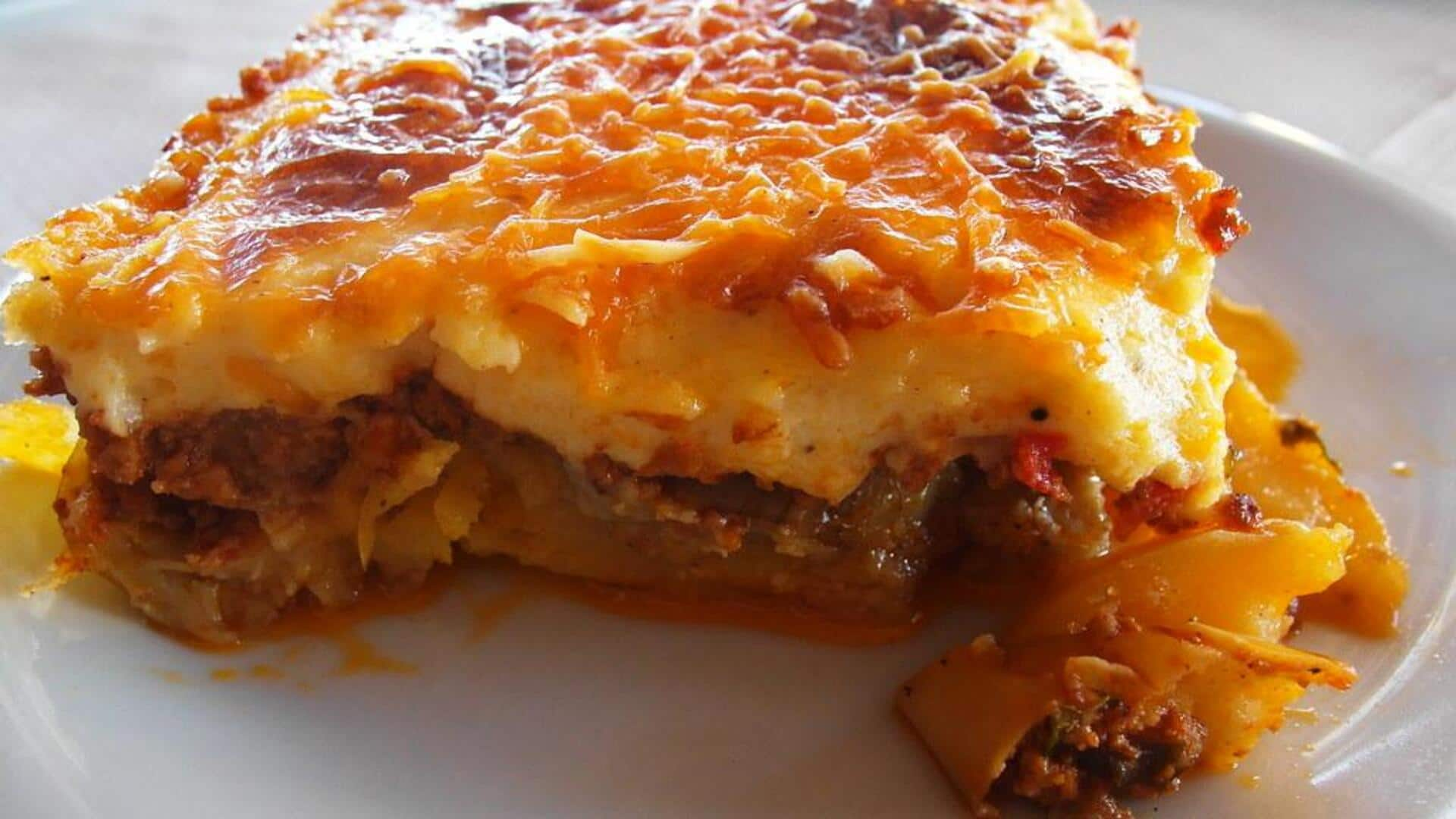 Moussaka terinspirasi Yunani tanpa telur dan daging: Panduan memasak