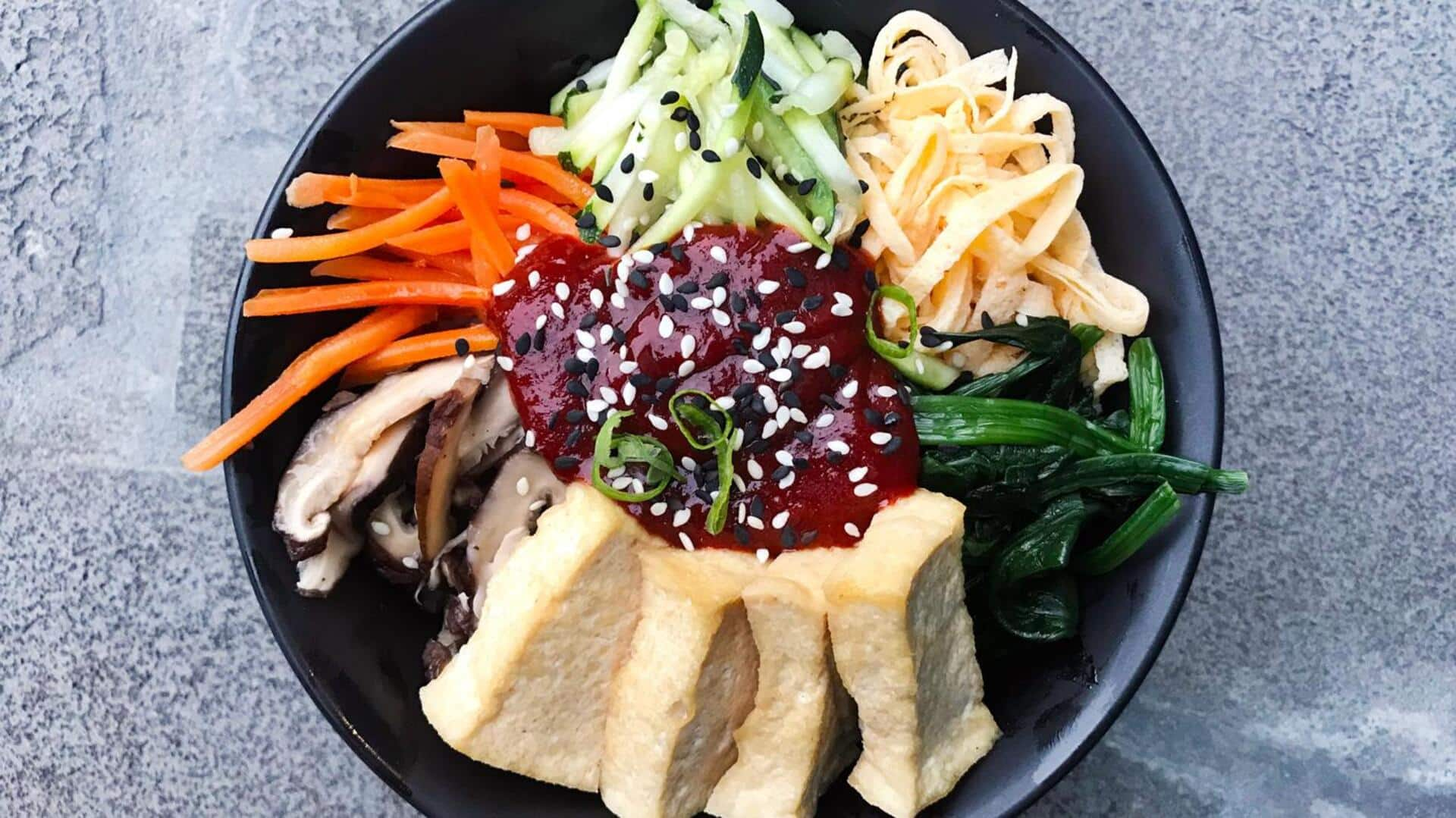 Panduan Lengkap Dalam Menghidangkan Bibimbap Korea Dengan Tambahan Tahu