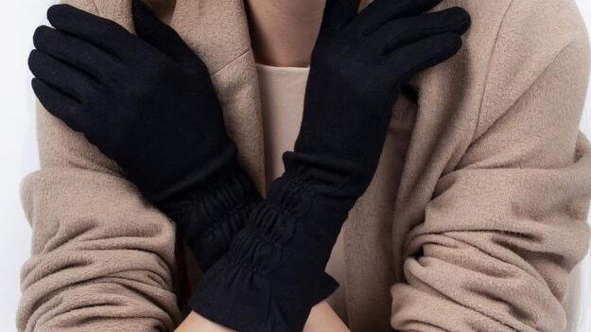 Lima gaya sarung tangan angora elegan untuk musim dingin India