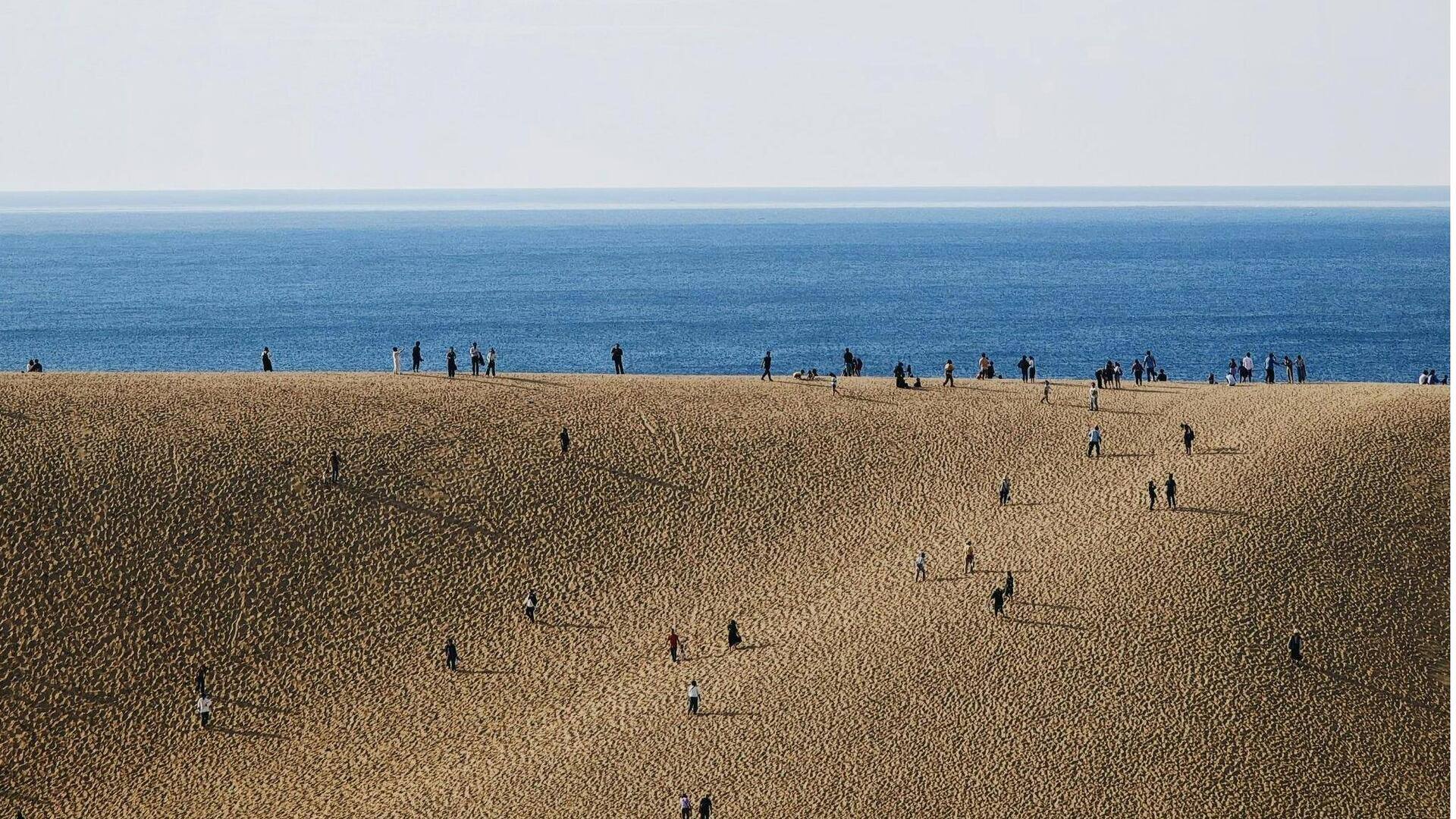 Menjelajahi Dataran Tinggi Pasir Tottori di Jepang