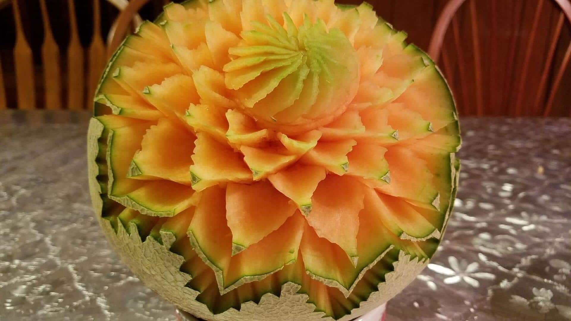Seni ukir buah yang menarik Seni ukir buah yang menarik