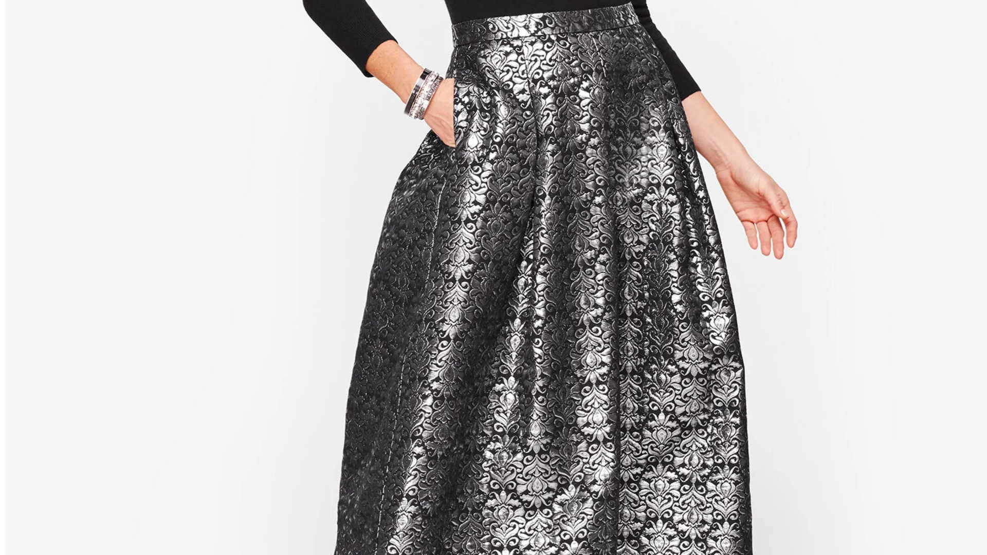 Rok brokat elegan: Tingkatkan acara formal dengan mudah